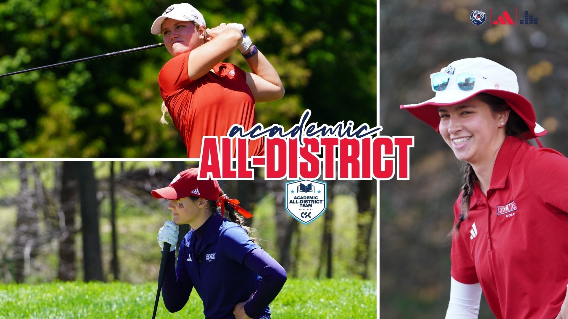 WGolf Academic All District Center 2026