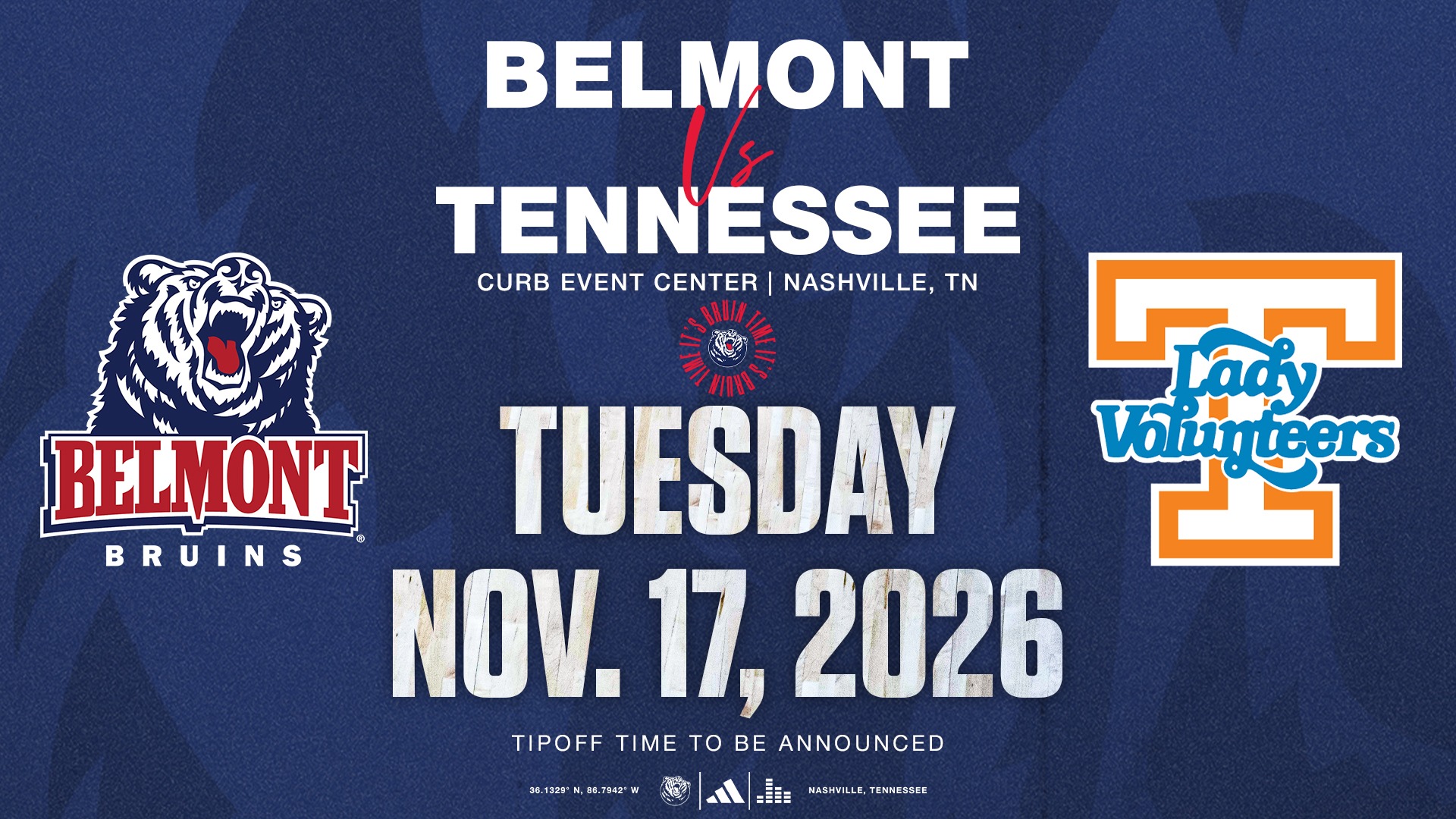 WBB Tennessee Home Date Graphic