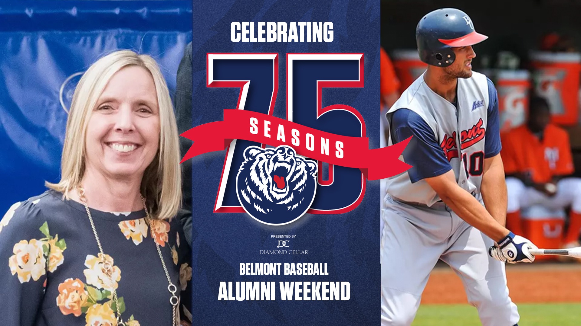 Baseball Alumni Weekend Graphic