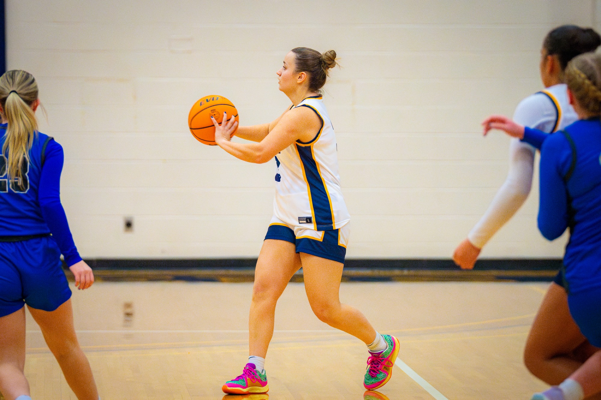 Beloit Women’s basketball plays against Illinois College Wednesday, January 8, 2025, at the Flood Arena at Beloit College in Beloit, Wisconsin.Photo by Kayla Wolf 