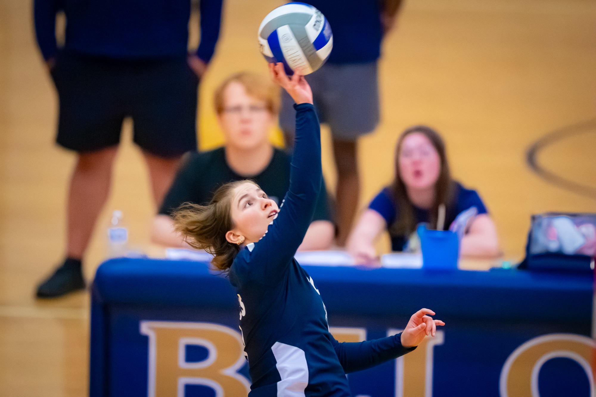 Beloit Women’s volleyball takes on Alverno College on Tuesday, September 30, 2025, at the Flood Arena at Beloit College in Beloit, Wisconsin.Photo by Kayla Wolf 