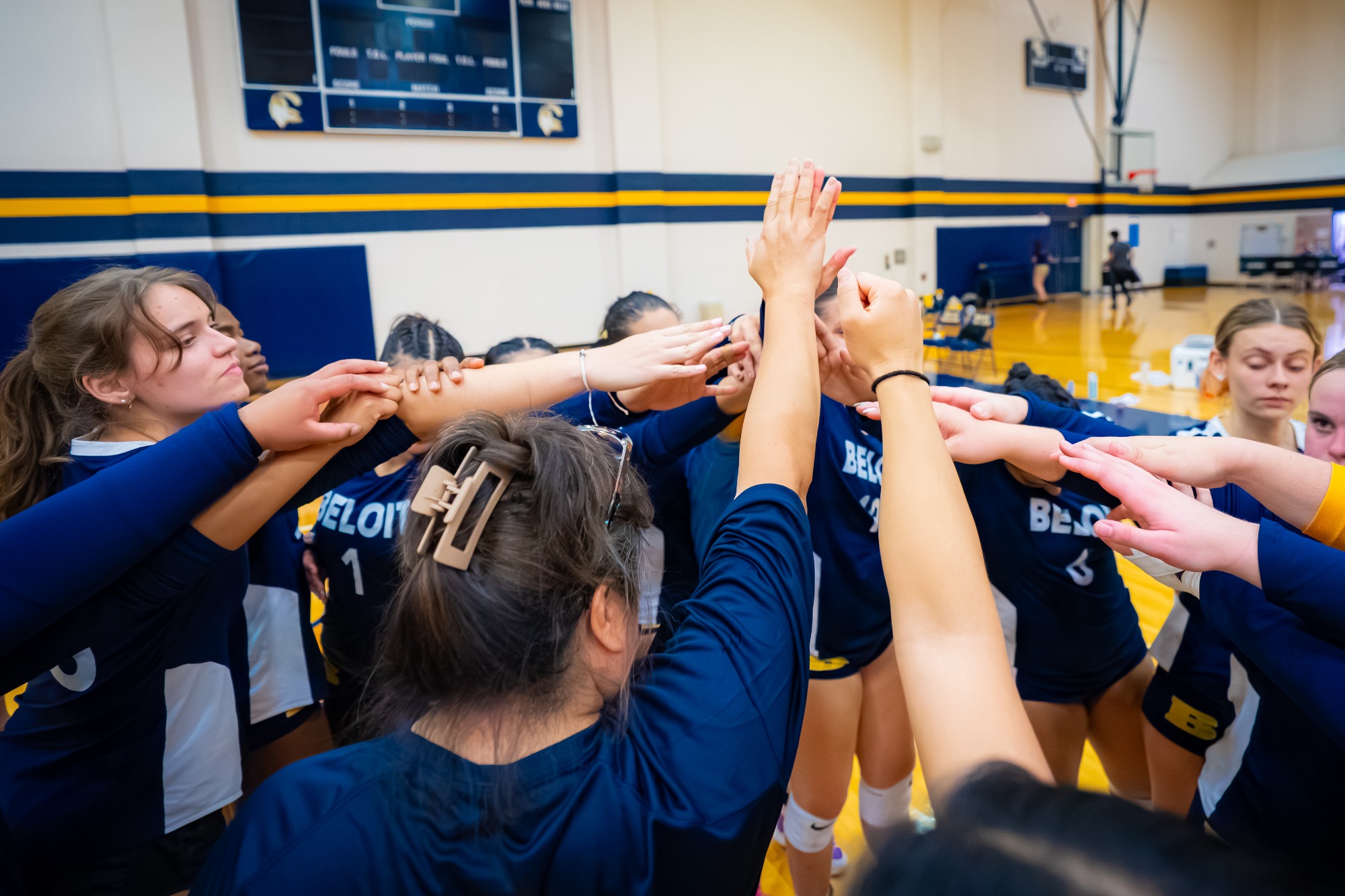 Beloit Women’s volleyball takes on Alverno College on Tuesday, September 30, 2025, at the Flood Arena at Beloit College in Beloit, Wisconsin.Photo by Kayla Wolf 