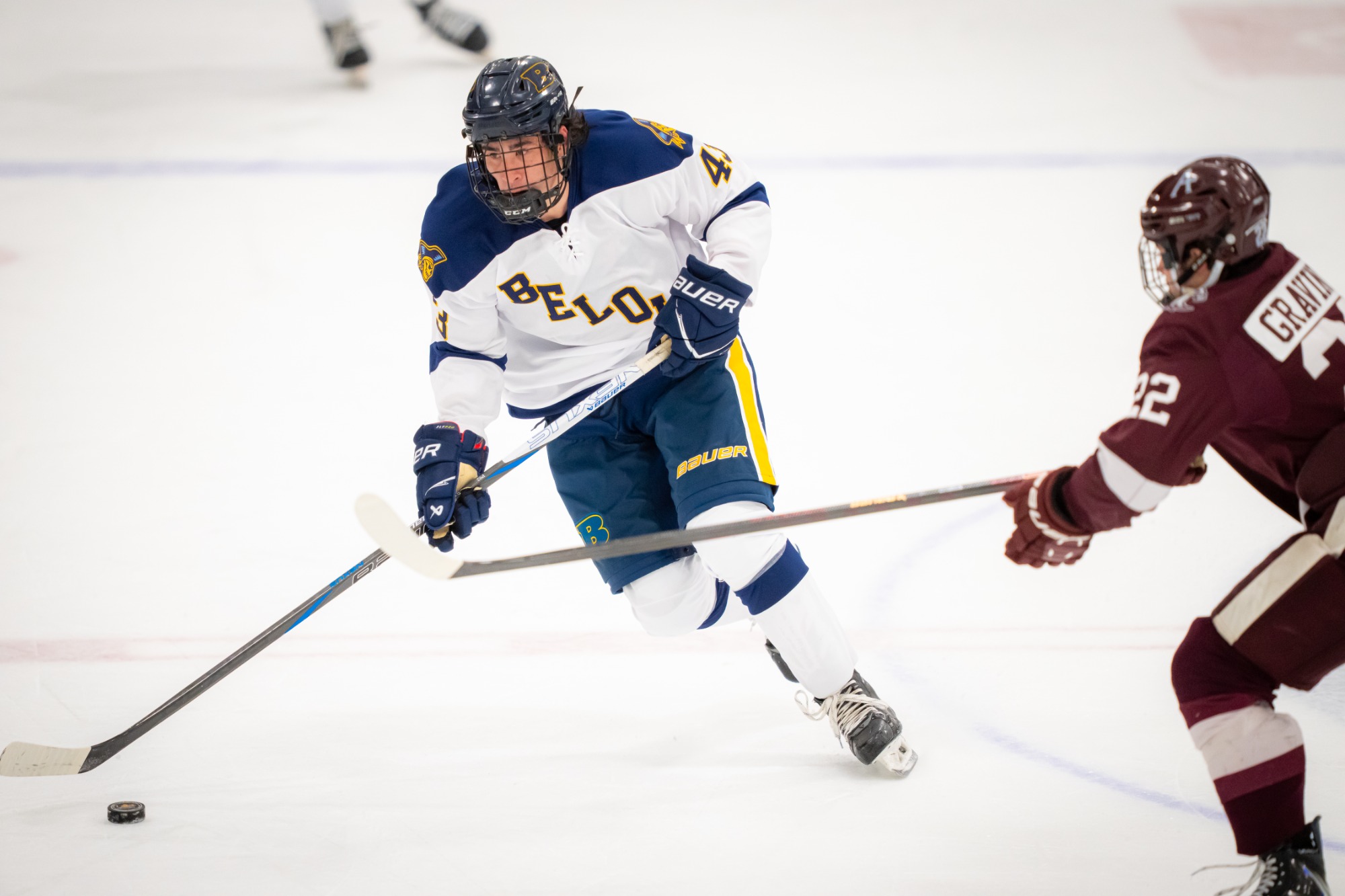 Beloit Men’s Hockey plays against Augsburg University on Wednesday, November 12, 2025, at the Woodman's Center at in Janesville, Wisconsin.Photo by Kayla Wolf 