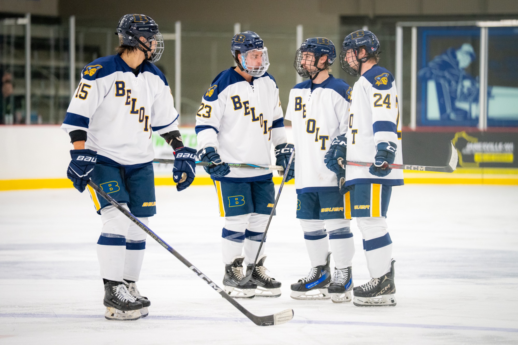 Beloit Men’s Hockey plays against Augsburg University on Wednesday, November 12, 2025, at the Woodman's Center at in Janesville, Wisconsin.Photo by Kayla Wolf 