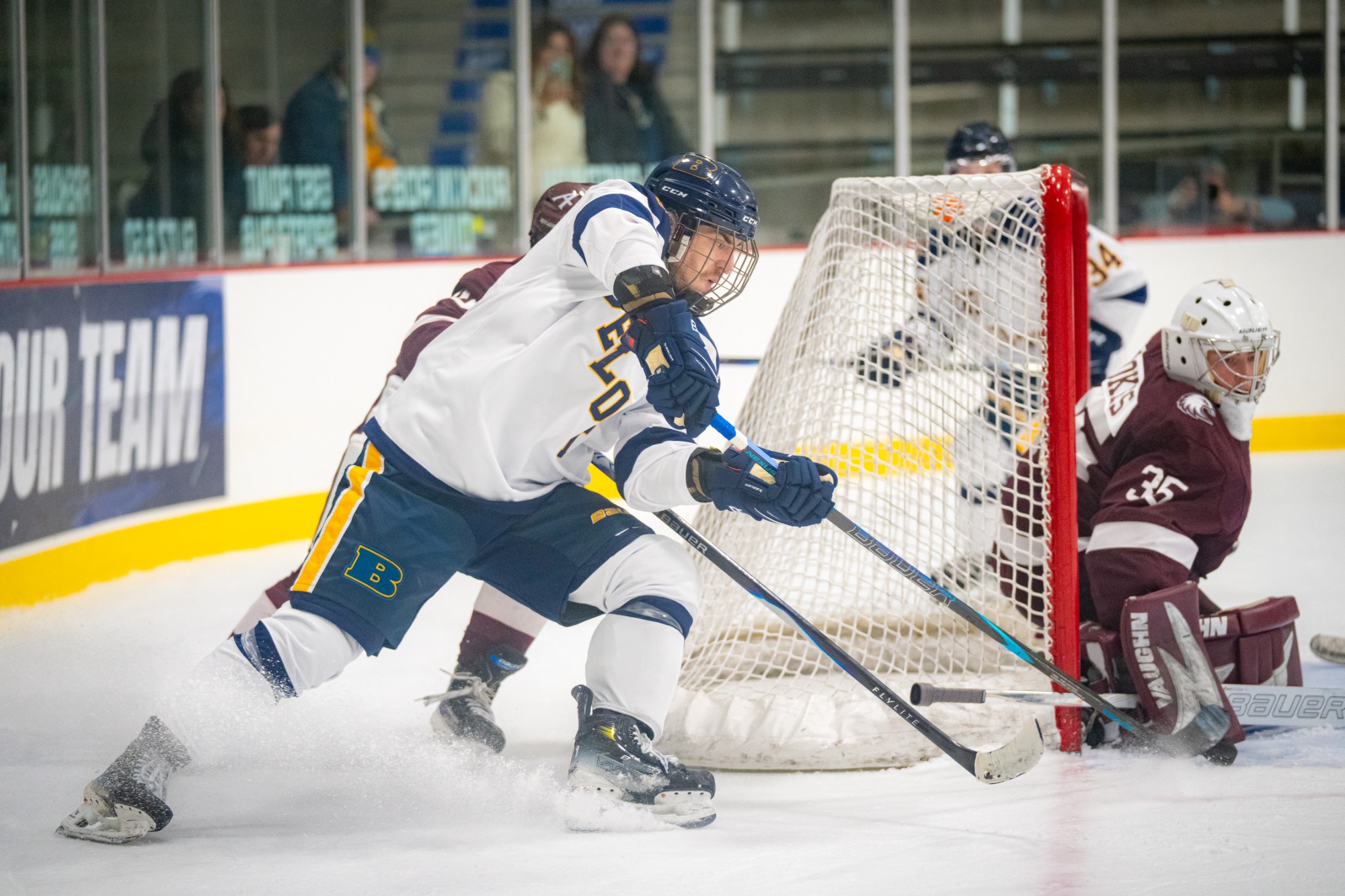 Beloit Men’s Hockey plays against Augsburg University on Wednesday, November 12, 2025, at the Woodman's Center at in Janesville, Wisconsin.Photo by Kayla Wolf 