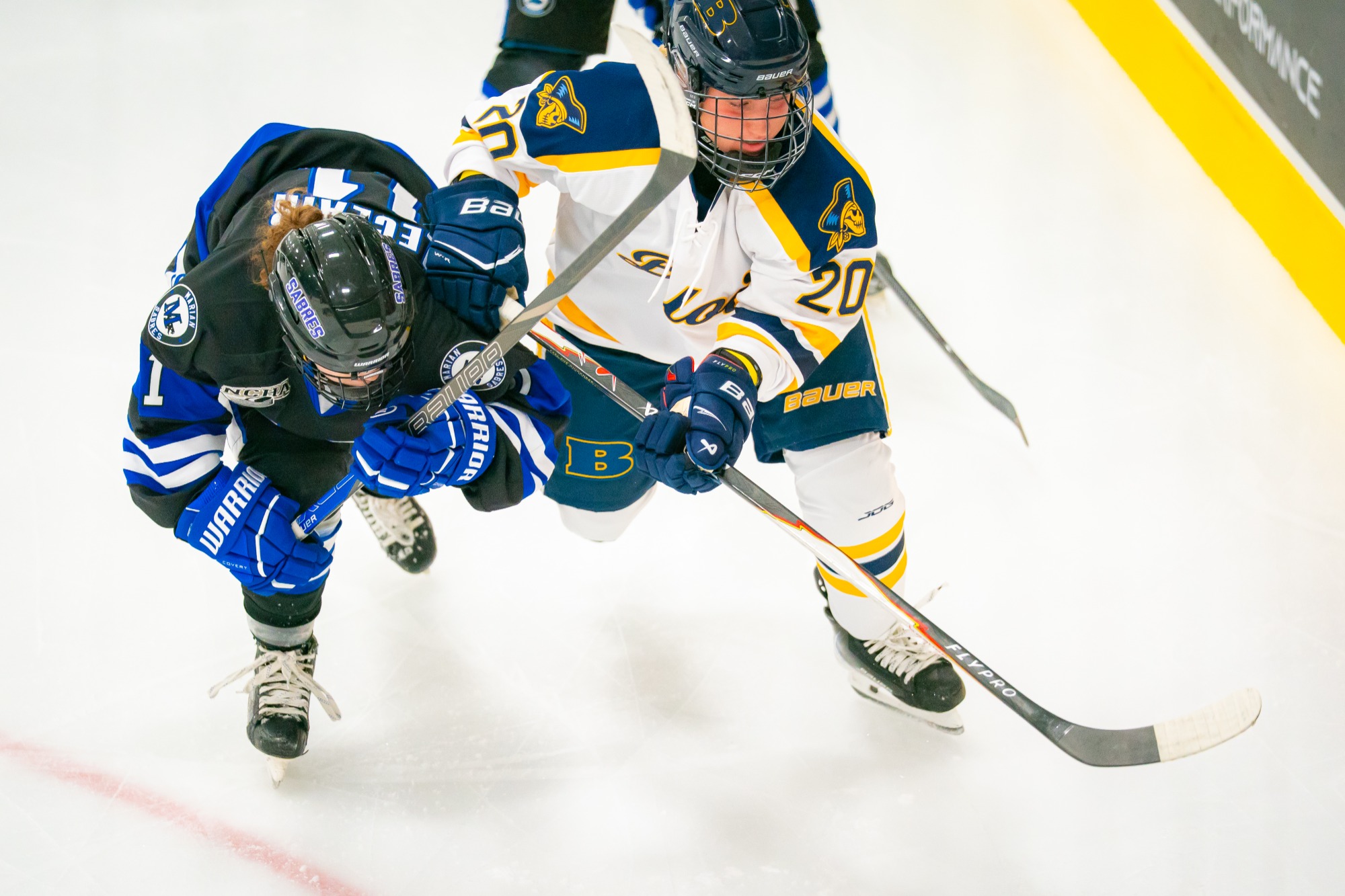 Beloit Women’s hockey plays against Marian University on Saturday, November 1, 2025, at the Woodman's Center at in Janesville, Wisconsin.Photo by Kayla Wolf 