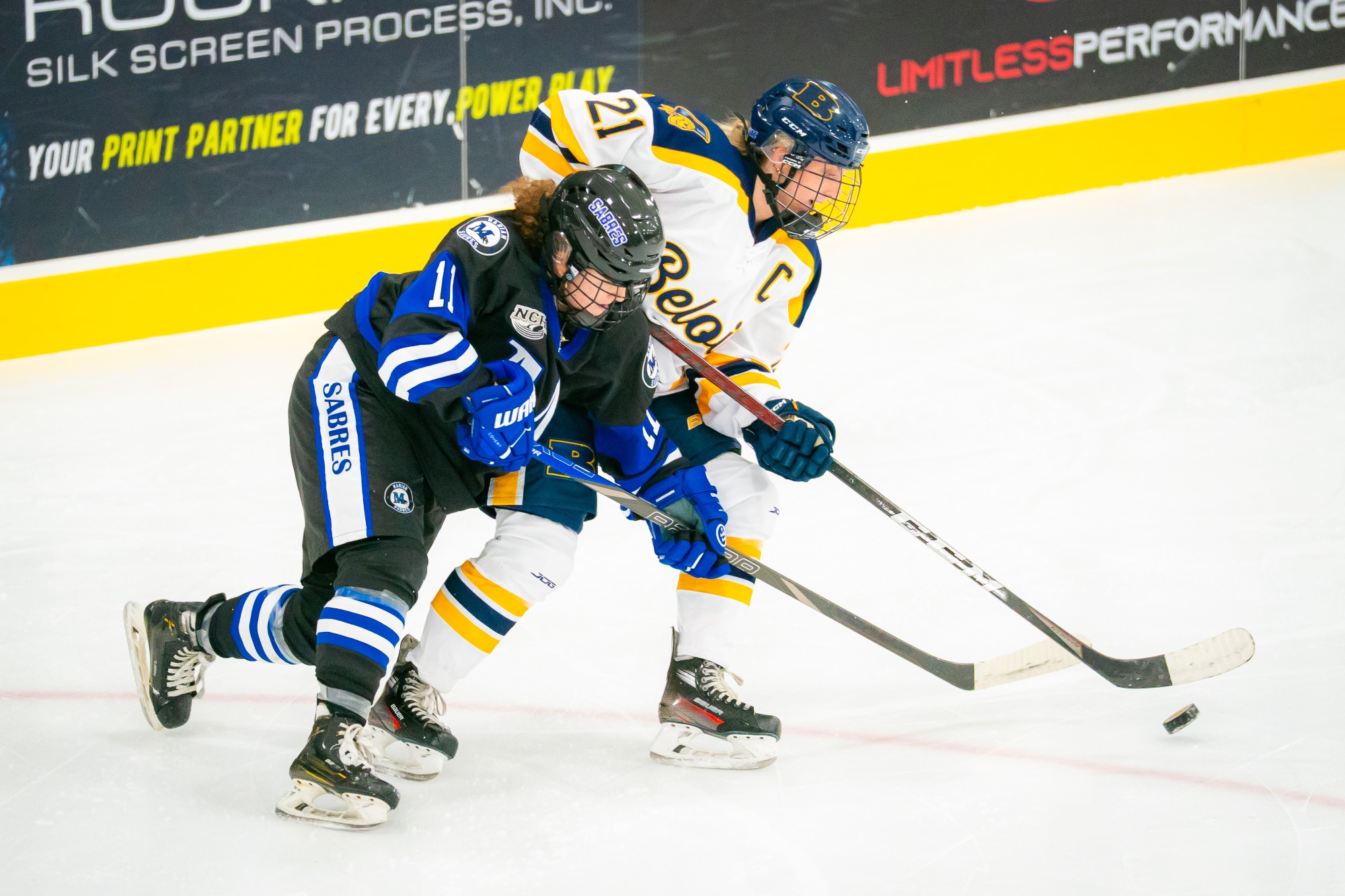 Beloit Women’s hockey plays against Marian University on Saturday, November 1, 2025, at the Woodman's Center at in Janesville, Wisconsin.Photo by Kayla Wolf 