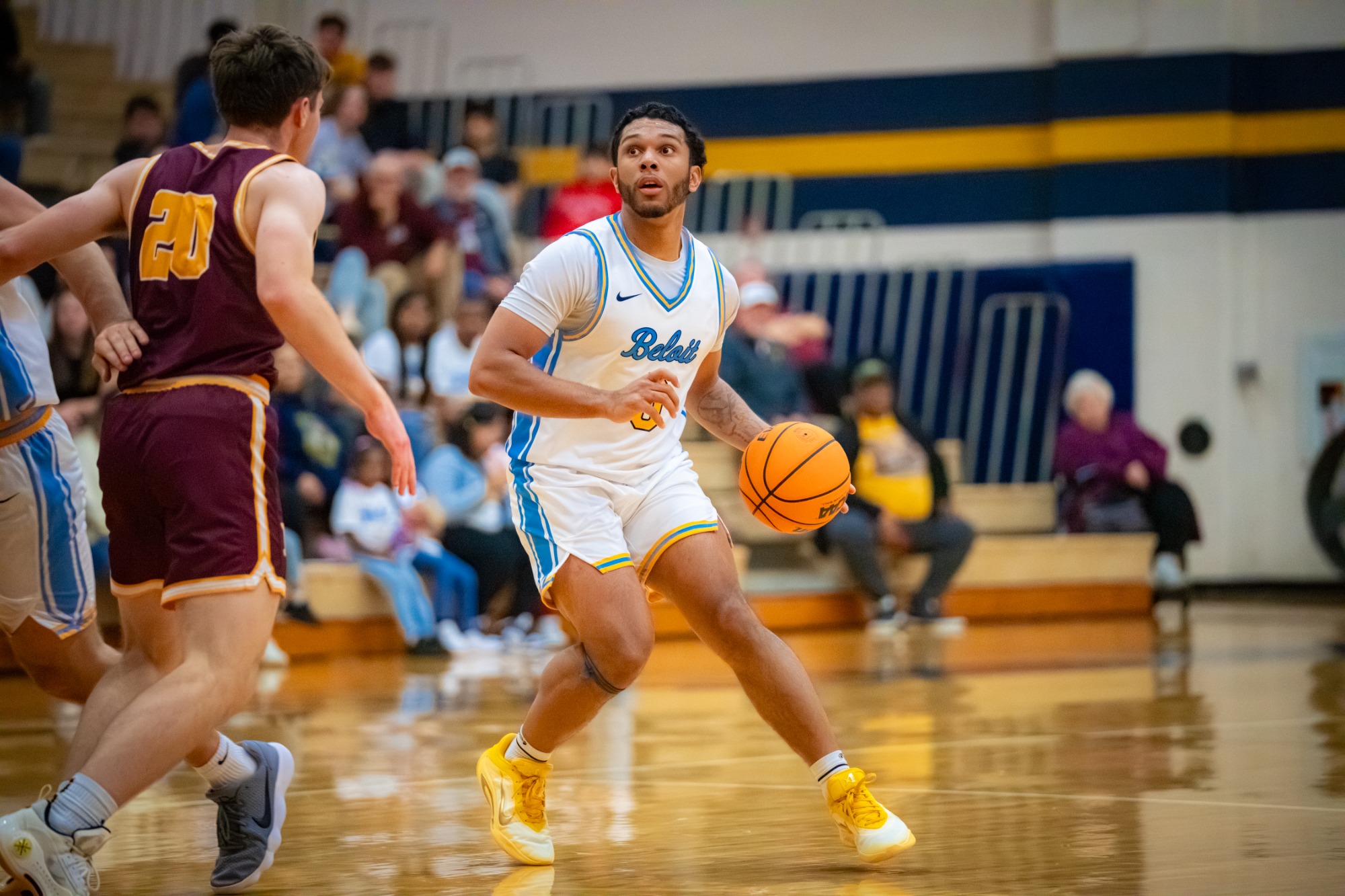 Beloit College Men's Basketball hosts Eureka College on Thursday, November 20, 2025, at Flood Arena in Beloit, Wisconsin. 

Photo by Kayla Wolf