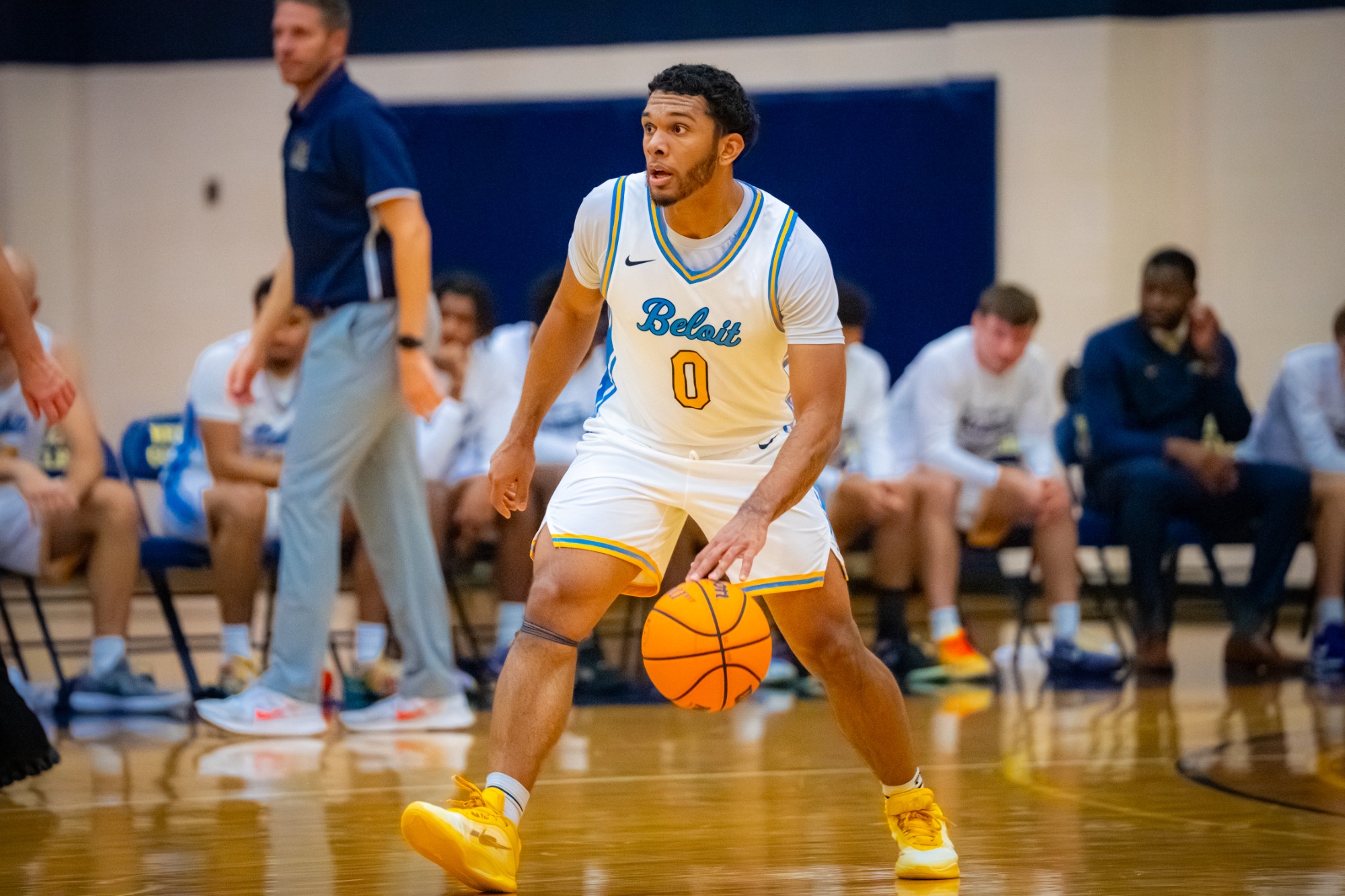 Beloit College Men's Basketball hosts Eureka College on Thursday, November 20, 2025, at Flood Arena in Beloit, Wisconsin. 

Photo by Kayla Wolf