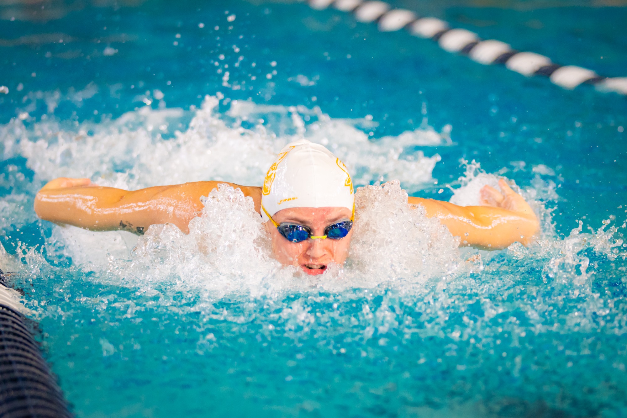 Beloit College Swimming and Diving hosts their Midseason Invite on Friday, November 21, 2025, at the Robert G. Nicholls Natatorium in Beloit, Wisconsin. 

Photo by Kayla Wolf