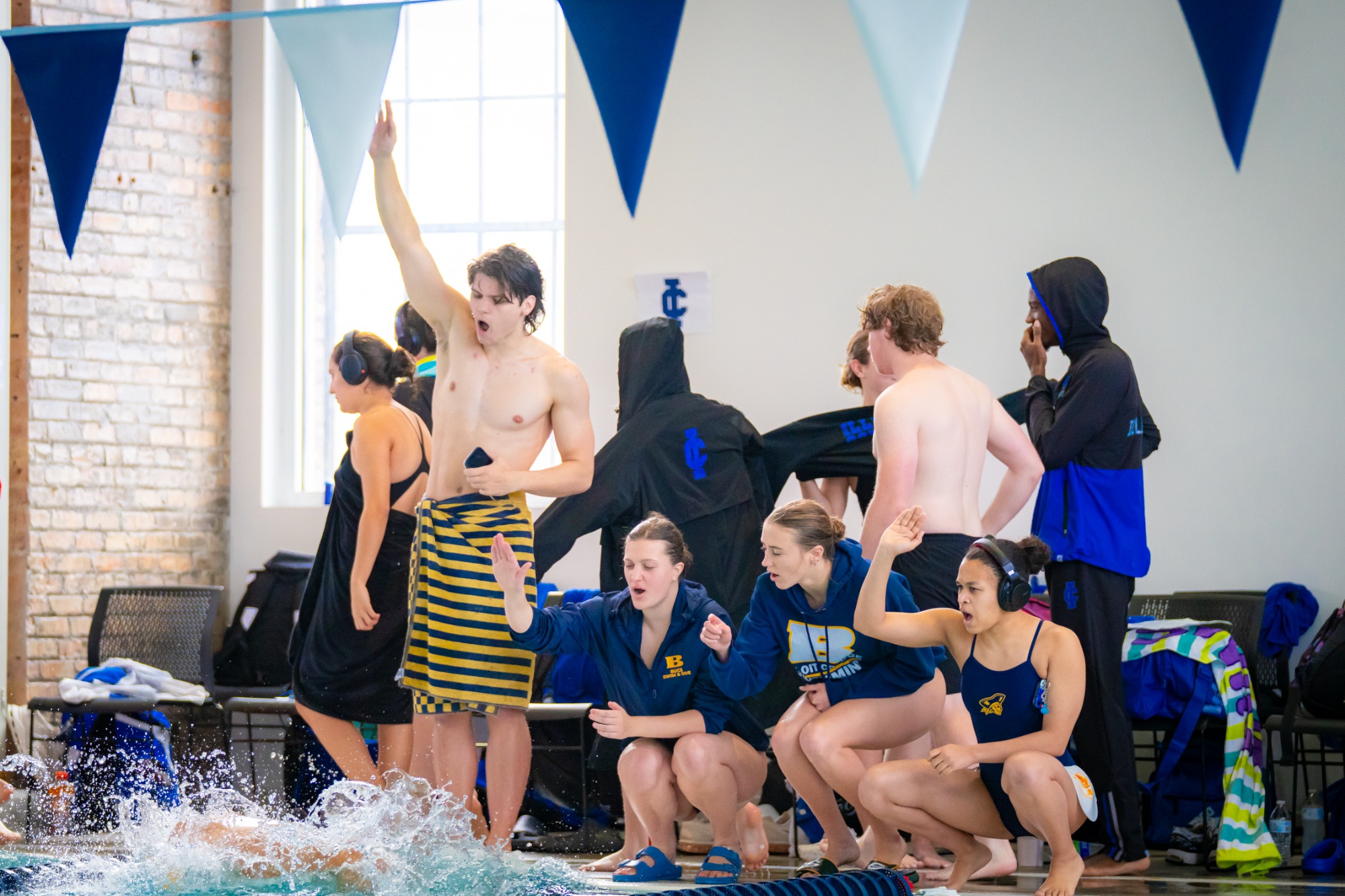 Beloit College Swimming and Diving hosts their Midseason Invite on Friday, November 21, 2025, at the Robert G. Nicholls Natatorium in Beloit, Wisconsin. 

Photo by Kayla Wolf