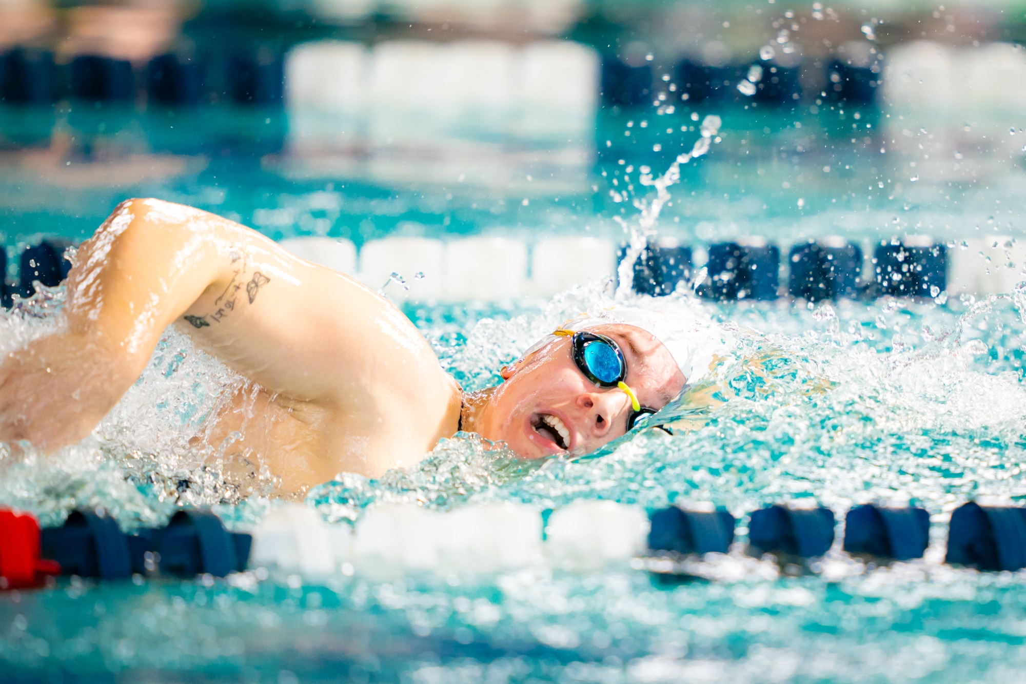 Beloit College Swimming and Diving hosts their Midseason Invite on Friday, November 21, 2025, at the Robert G. Nicholls Natatorium in Beloit, Wisconsin. 

Photo by Kayla Wolf