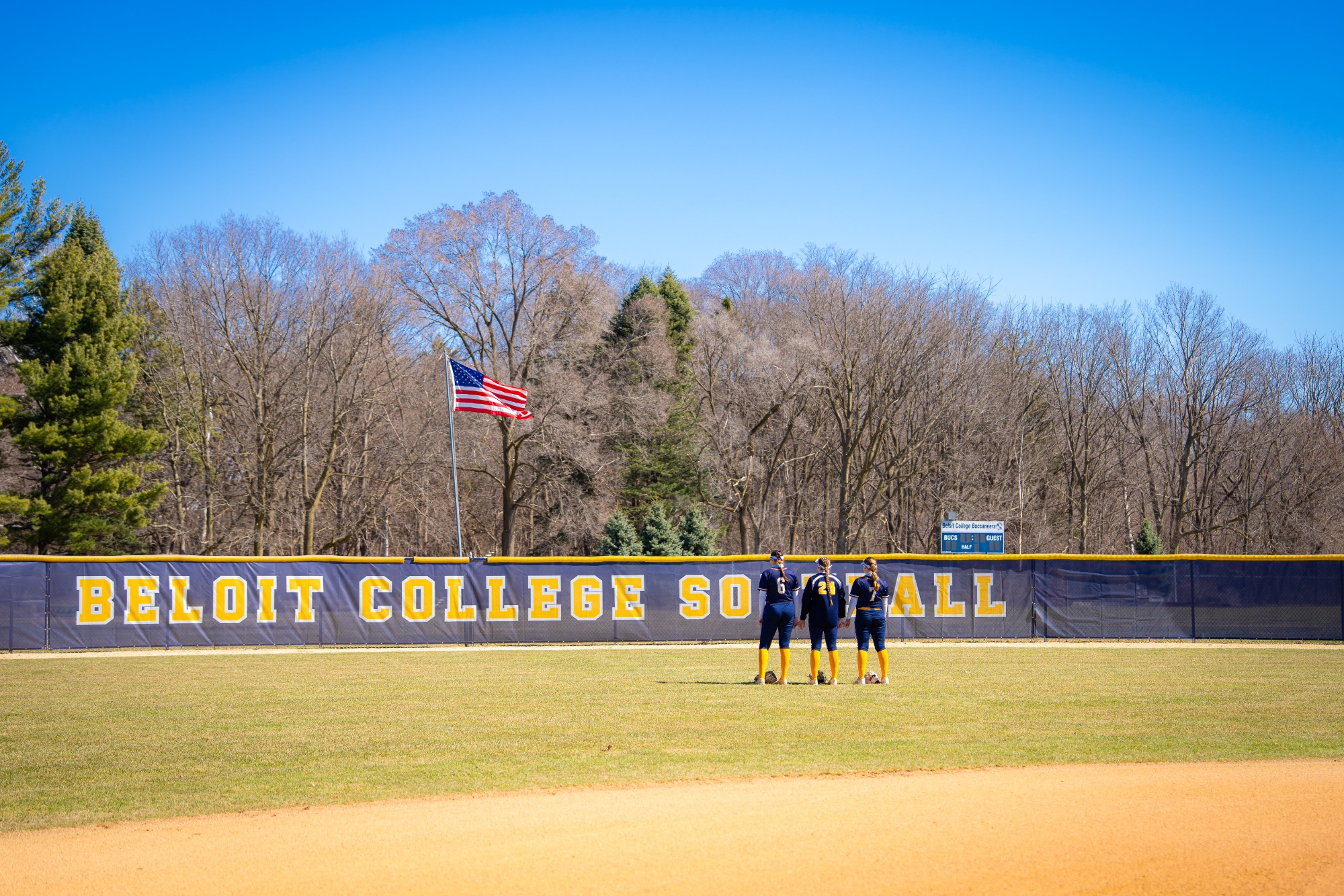 Beloit Softball competes in a game on Saturday, March 22, 2025, at Strong Stadium Complex in Beloit, Wisconsin.