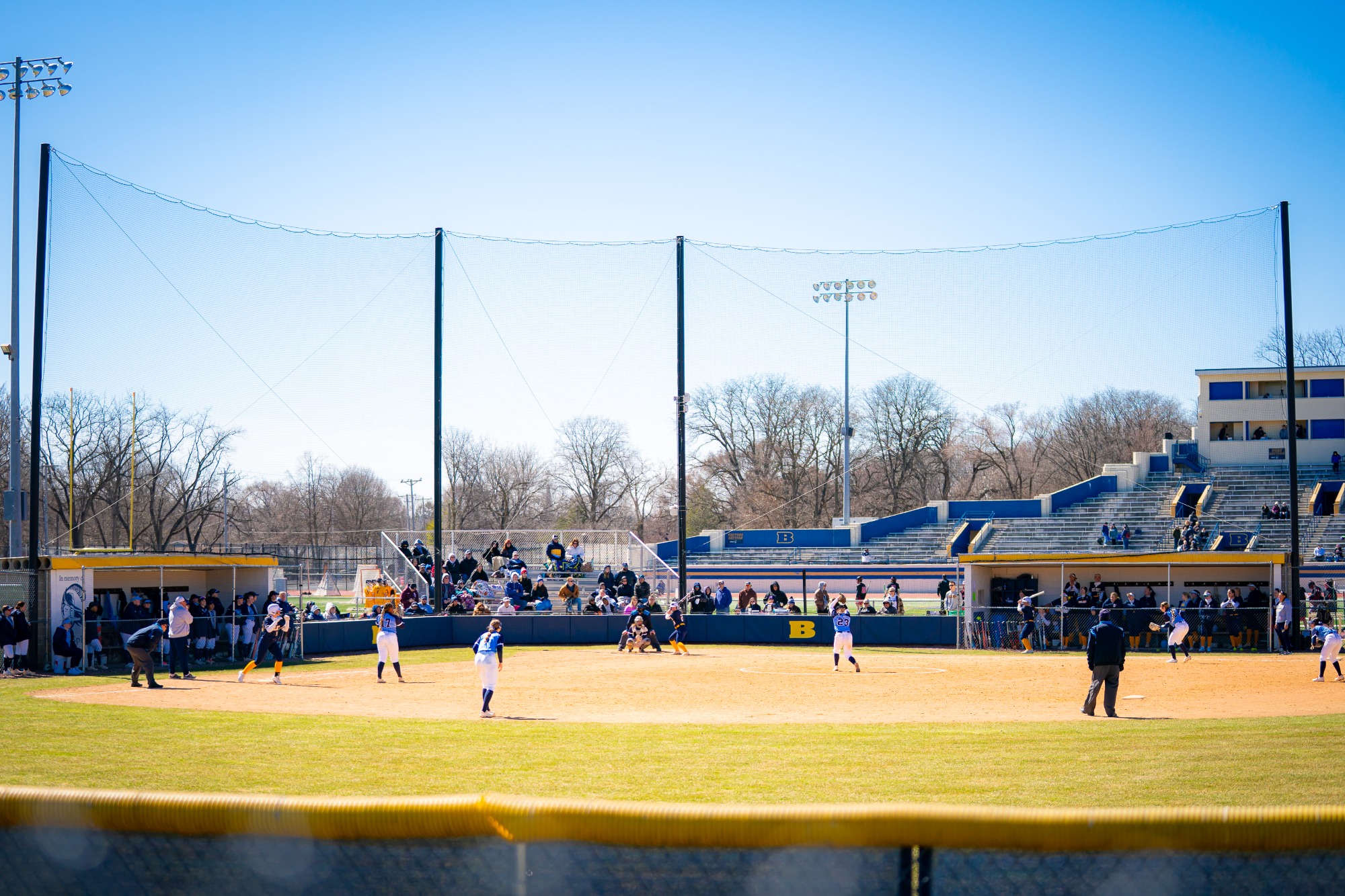 Beloit Softball competes in a game on Saturday, March 22, 2025, at Strong Stadium Complex in Beloit, Wisconsin.