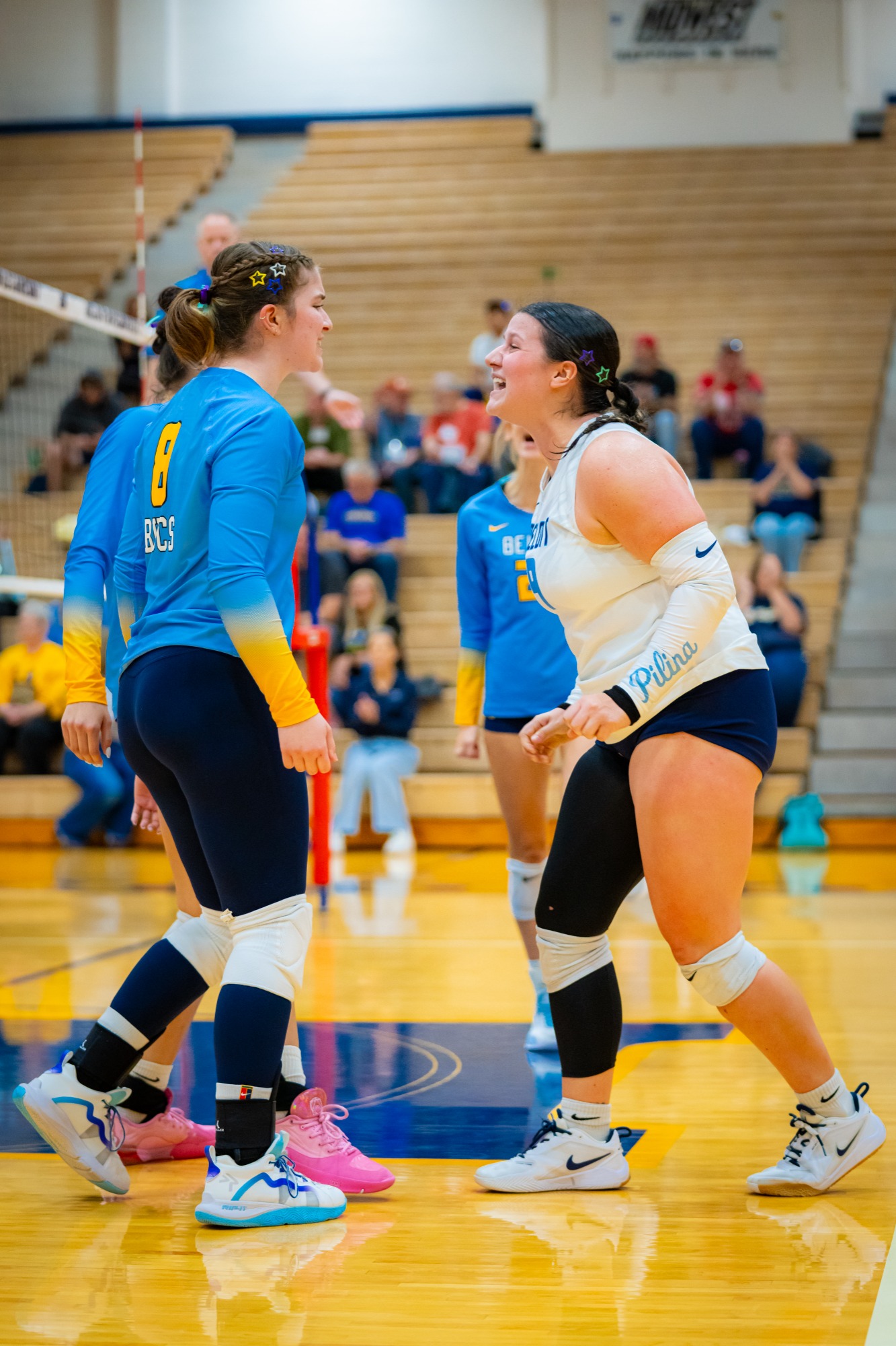 Beloit Volleyball takes on North Park University during Beloiter Days at Flood Arena in Beloit, Wis., Friday, Sept. 18, 2026. Photo by Kayla Wolf for Beloit College
