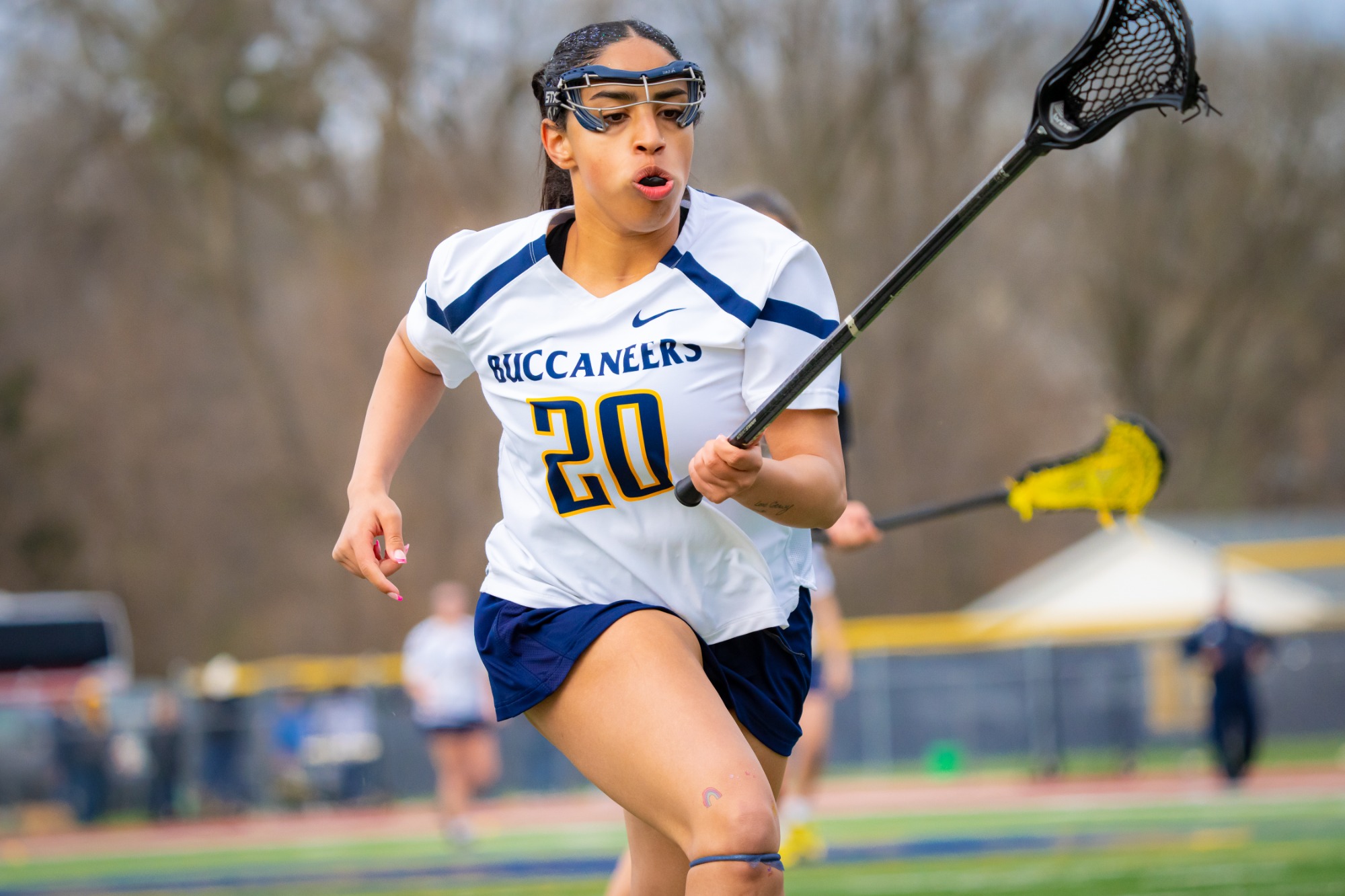 Beloit College women’s lacrosse takes on Marian University at Strong Stadium in Beloit, Wis., Saturday, April 11, 2026.

Photo by Kayla Wolf
