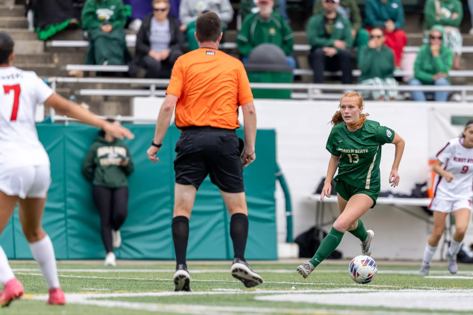 Ella Wade (13) - Soccer - BSU Beavers vs. MSU Beavers - Chet Anderson Stadium - Bemidji, MN - Sunday, October 5, 2025 | Brent Cizek
