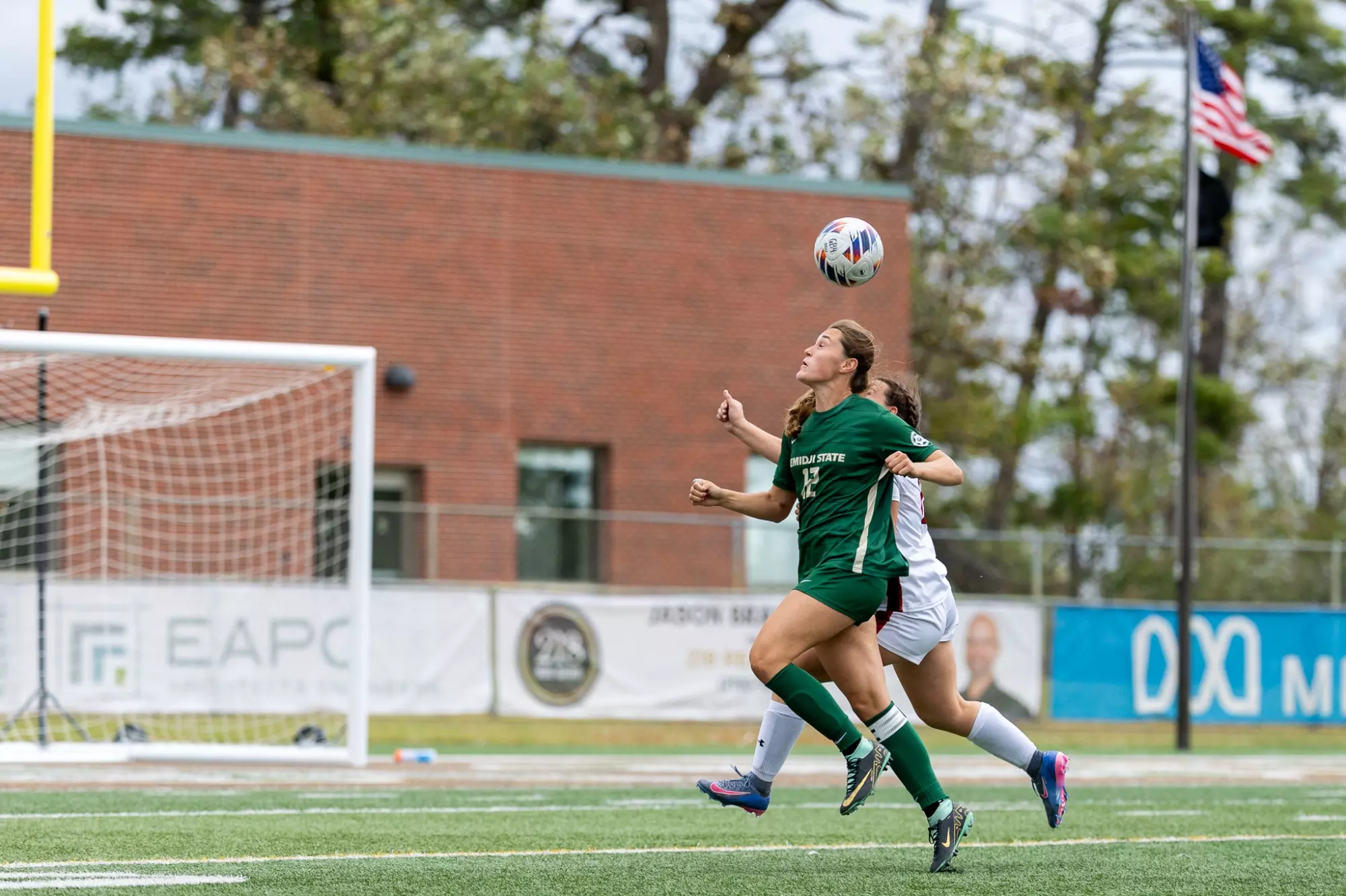 Katrina Barthelt (12) - Soccer - BSU Beavers vs. MSU Beavers - Chet Anderson Stadium - Bemidji, MN - Sunday, October 5, 2025 | Brent Cizek