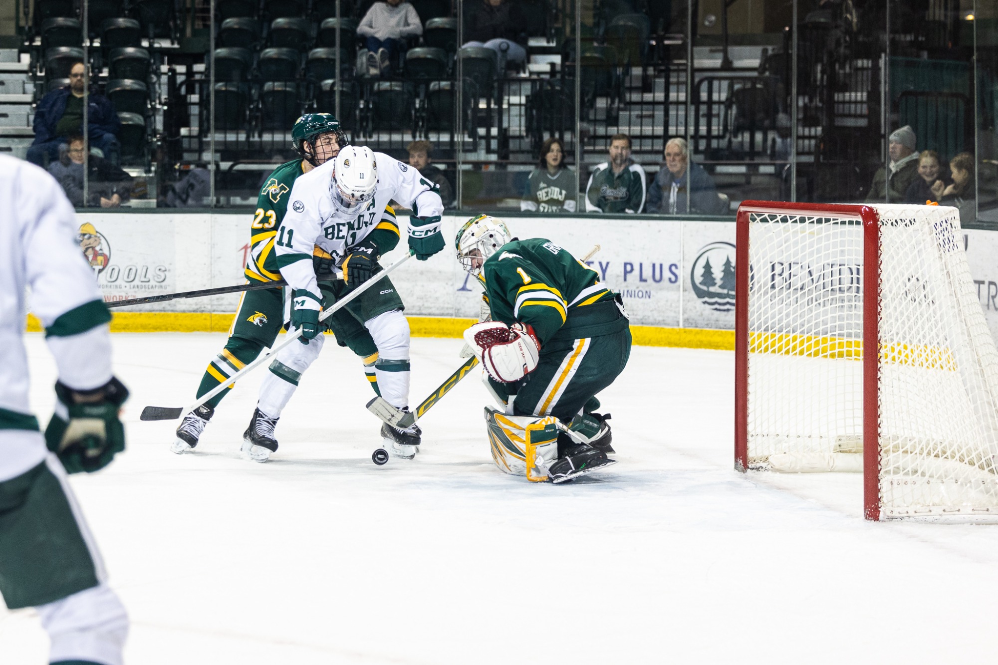 Adam Flammang (11) - Men's Hockey - BSU Beavers vs. NMU Wildcats - The Sanford Center - Bemidji, MN - Friday, November 21, 2025 | Brent Cizek