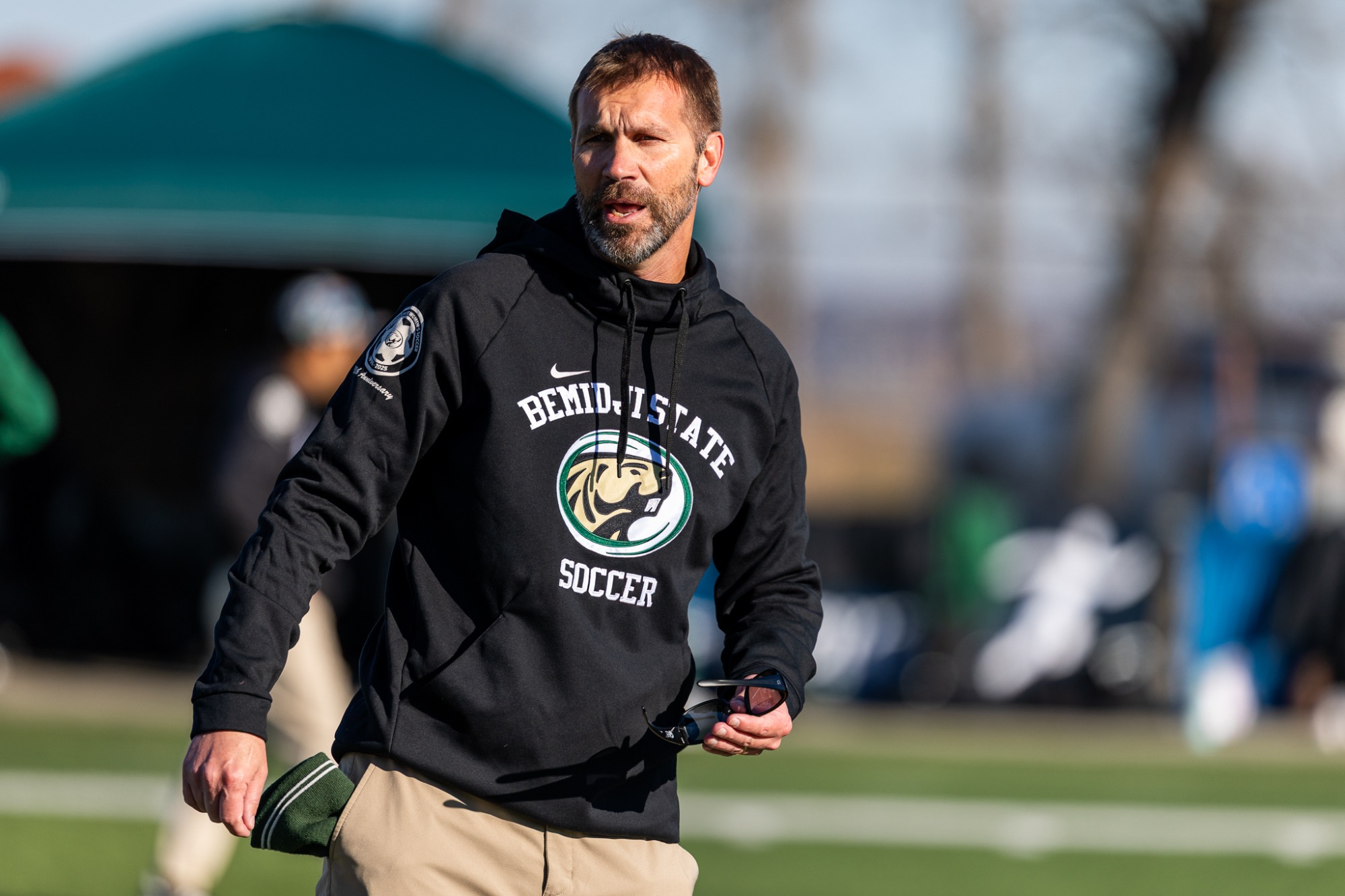 Jim Stone - Women's Soccer - BSU Beavers vs. UCM Jennies - NCAA DII Central Regional Second Round - Chet Anderson Stadium - Bemidji, MN - Friday, November 21, 2025 | Brent Cizek