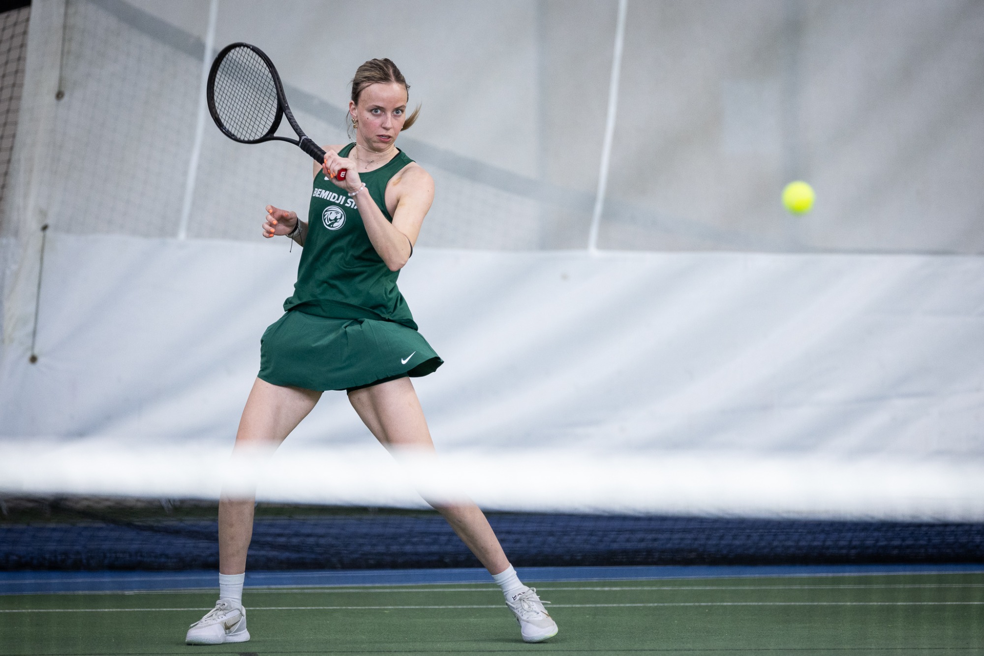 Sophie Groen - Tennis - Bemidji State Beavers vs. Winona State Warriors - Gillett Wellness Center - Bemidji, MN - Saturday, April 5, 2025 | Brent Cizek