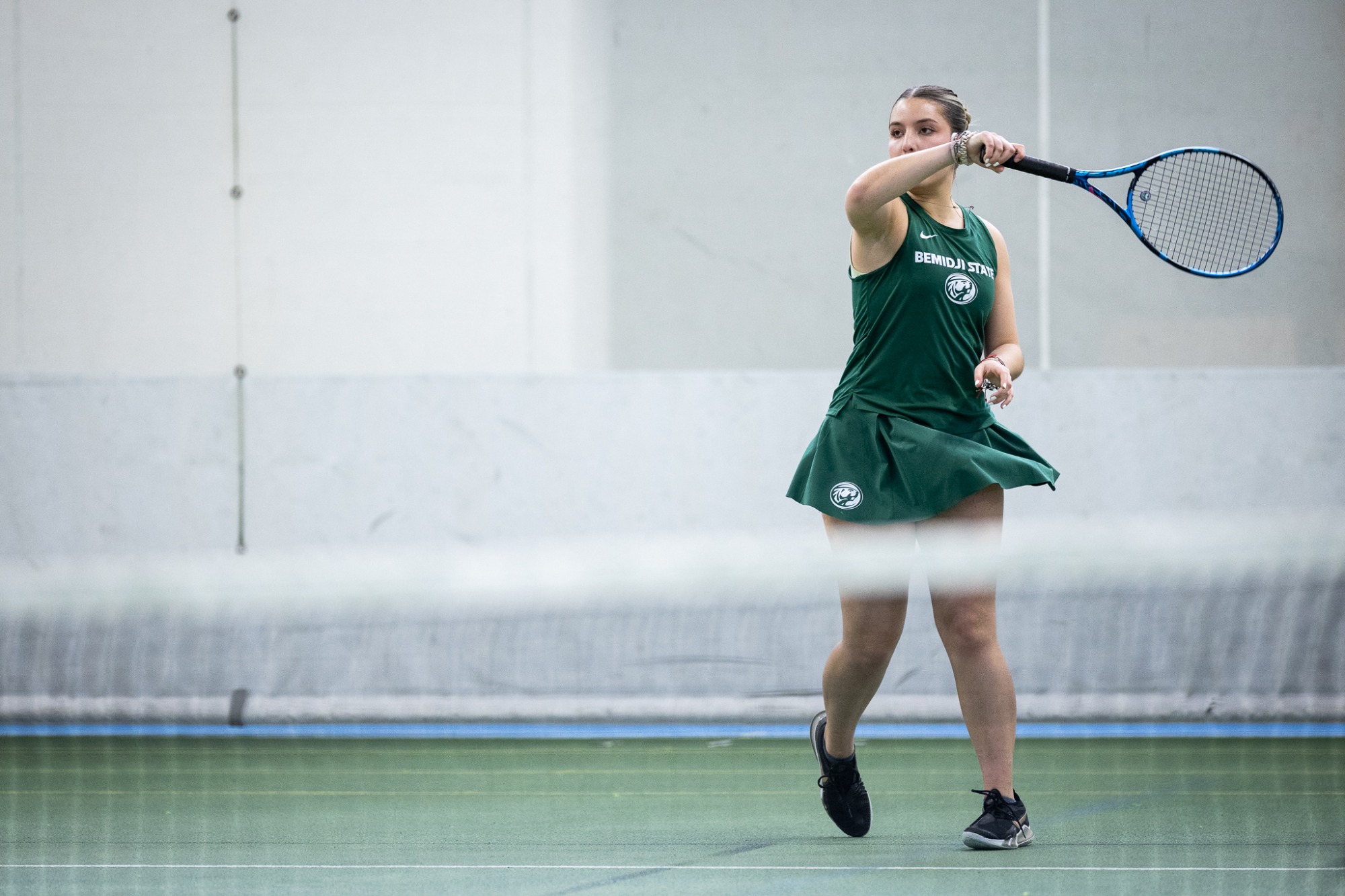 Valesca Rodriguez - Tennis - Bemidji State Beavers vs. Winona State Warriors - Gillett Wellness Center - Bemidji, MN - Saturday, April 5, 2025 | Brent Cizek