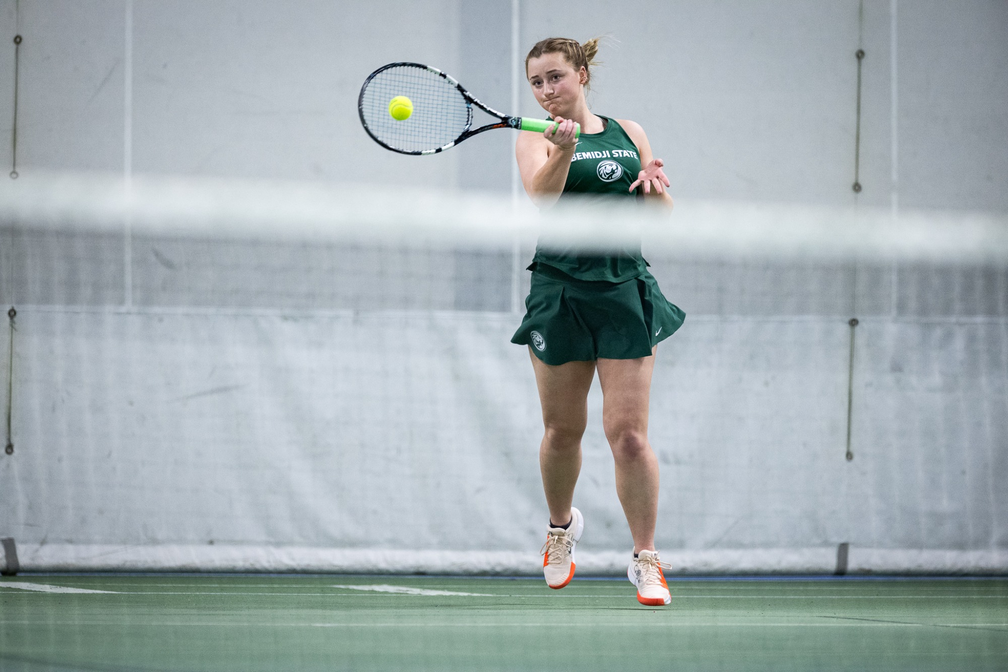 Lauren Rutten - Tennis - Bemidji State Beavers vs. Winona State Warriors - Gillett Wellness Center - Bemidji, MN - Saturday, April 5, 2025 | Brent Cizek