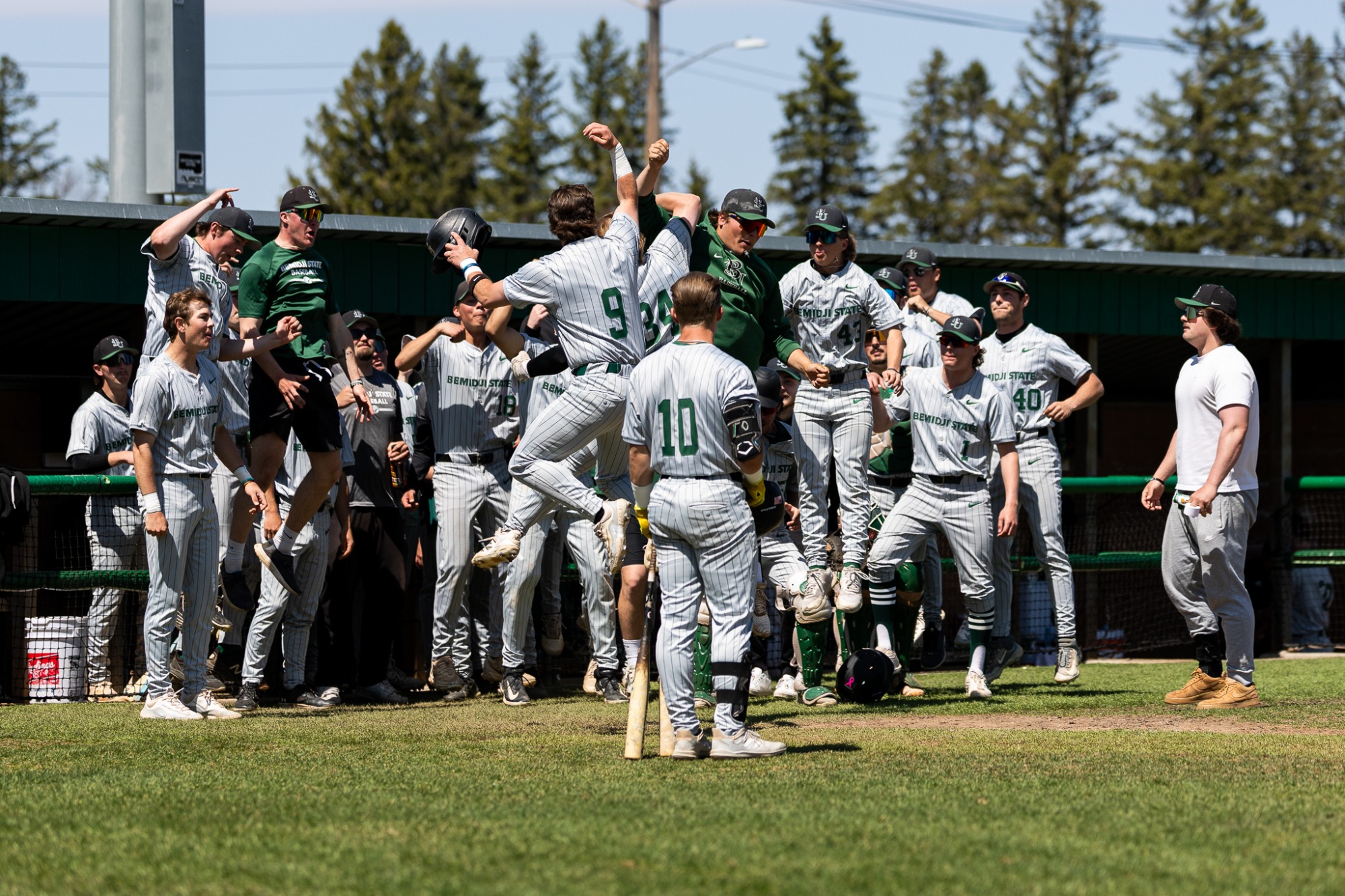 Ben Corradi (34) - Baseball - Bemidji State Beavers vs. St. Cloud Huskies - BSU Baseball Field - Bemidji, MN - Saturday, May 3, 2025 | Brent Cizek
