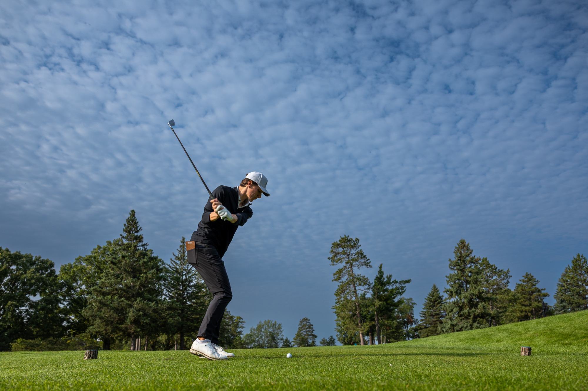 Cullen Ryan - Men's Golf - Bemidji State Invitational - Bemidji Town & Country Club - Bemidji, MN - Tuesday, September 9, 2025 | Brent Cizek