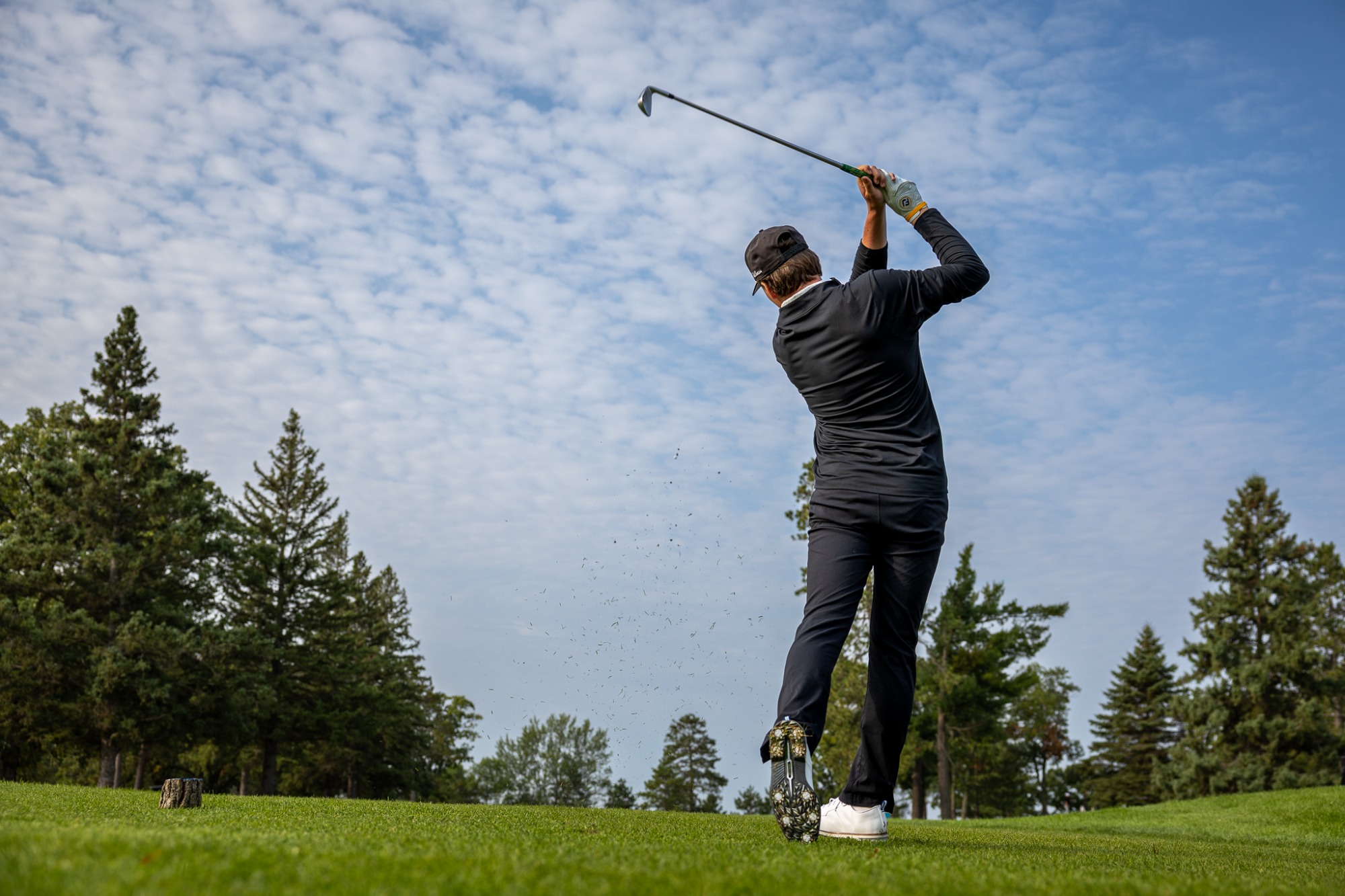 Ryan Nelson - Men's Golf - Bemidji State Invitational - Bemidji Town & Country Club - Bemidji, MN - Tuesday, September 9, 2025 | Brent Cizek