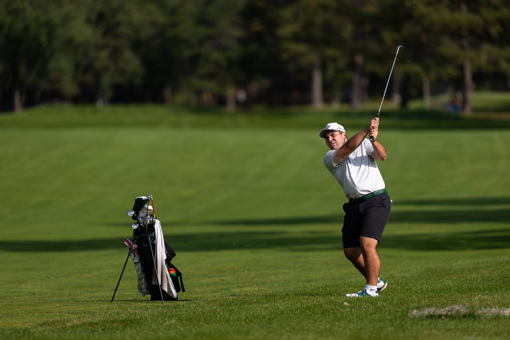 Logan Schoepp - Men's Golf - Bemidji State Invitational - Bemidji Town & Country Club - Bemidji, MN - Tuesday, September 9, 2025 | Brent Cizek