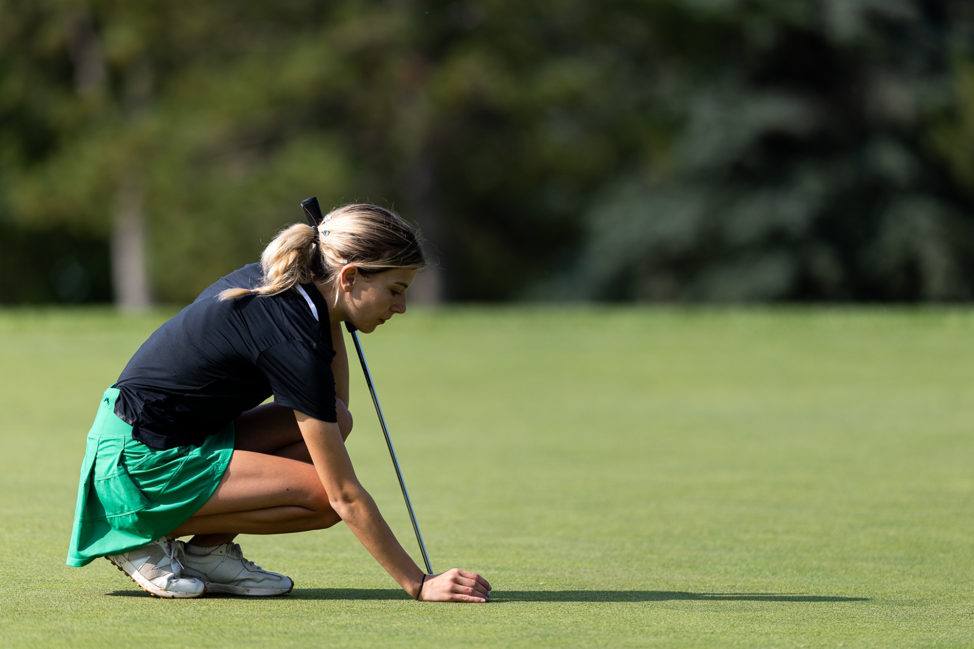 Bailey Tilley - Women's Golf - Tracy Lane Memorial Tournament - Bemidji Town & Country Club - Bemidji, MN - Tuesday, September 9, 2025 | Brent Cizek