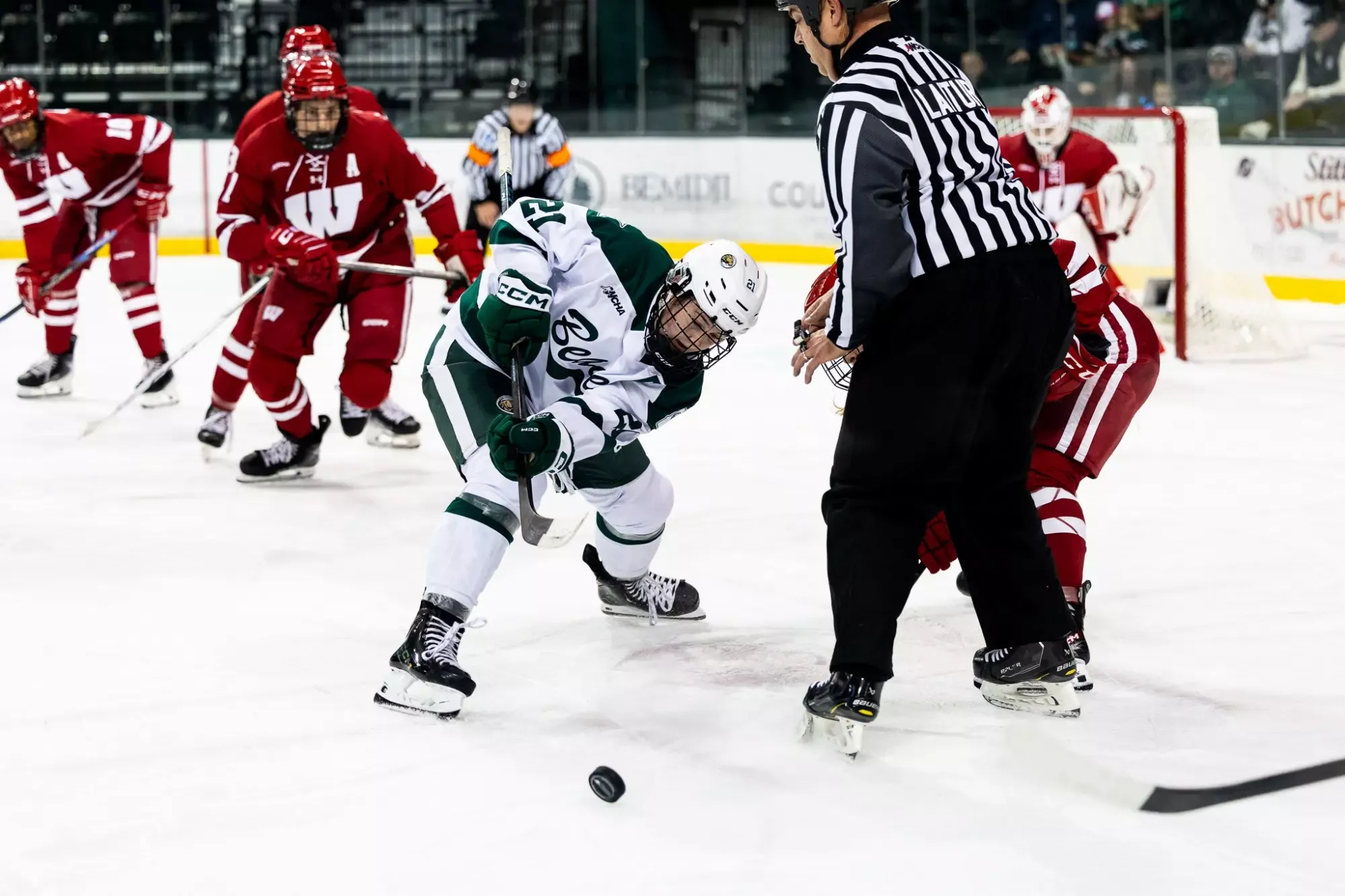 Morgan Smith (21) - Women's Hockey - BSU Beavers vs. UW Badgers - The Sanford Center - Bemidji, MN - Saturday, September 27, 2025 | Brent Cizek