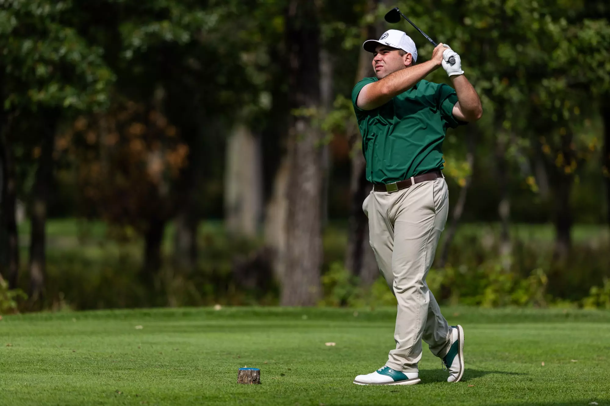 Logan Schoepp - Men's Golf - Bemidji State Invitational - Bemidji Town & Country Club - Bemidji, MN - Monday, September 8, 2025 | Brent Cizek