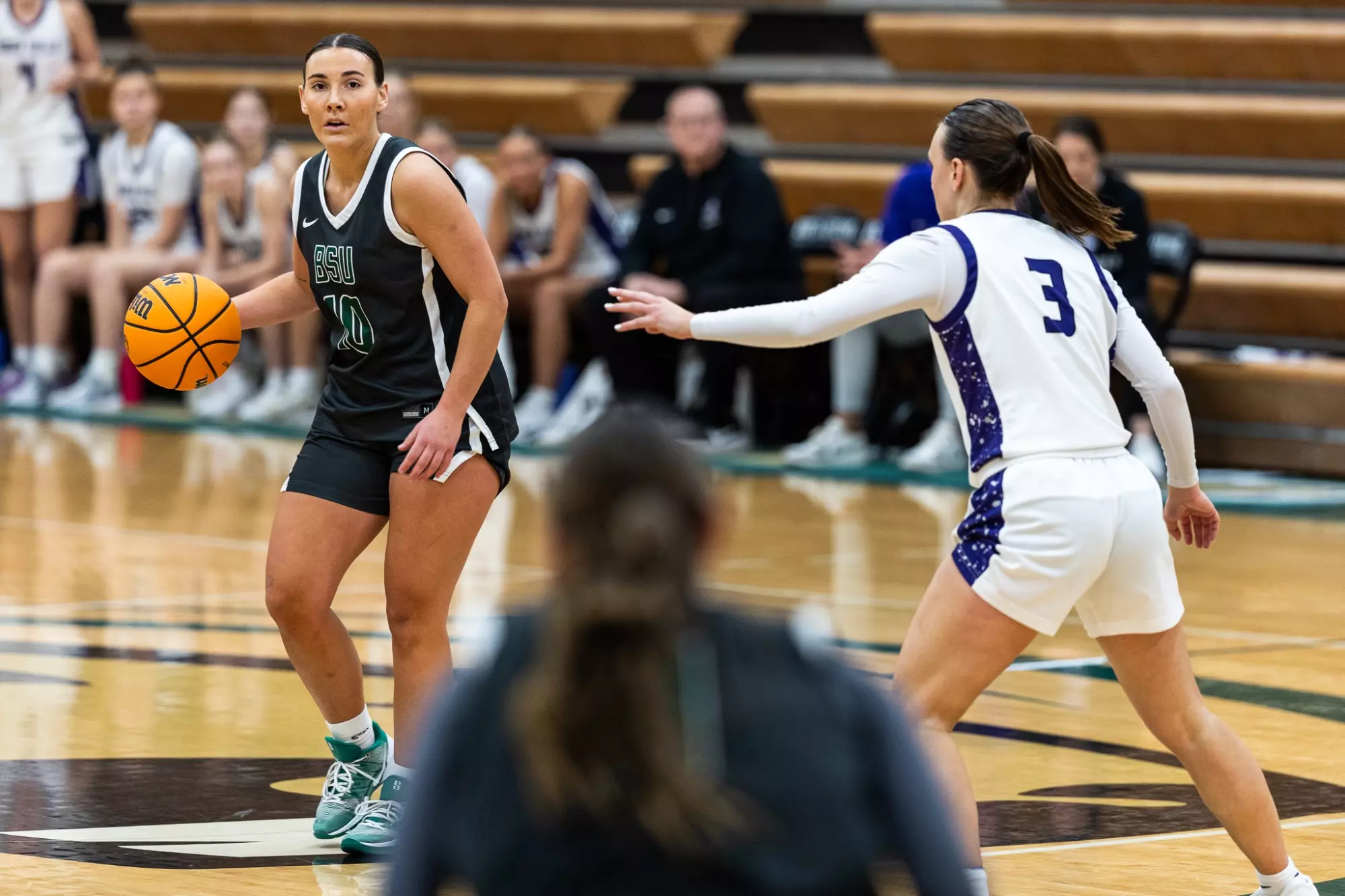 Tieryn Plasch (10) - Women's Basketball - BSU Beavers vs. USF Cougars - BSU Gymnasium - Bemidji, MN - Saturday, January 10, 2026 | Brent Cizek