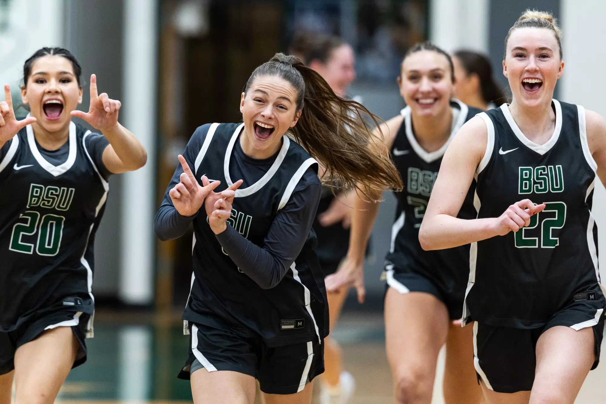 Kendra Syverson (4), Aubrey Heyer (22) - Women's Basketball - BSU Beavers vs. USF Cougars - BSU Gymnasium - Bemidji, MN - Saturday, January 10, 2026 | Brent Cizek