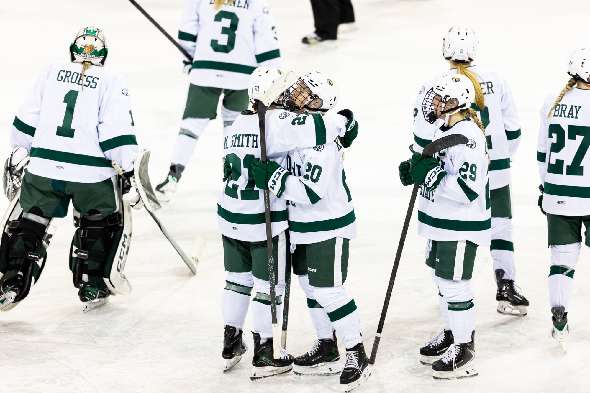 Morgan Smith (21), Elly Klepinger (20) - WHKY - Bemidji State vs. Minnesota - The Sanford Center - Bemidji, MN - Friday, January 16, 2026 | Brent Cizek