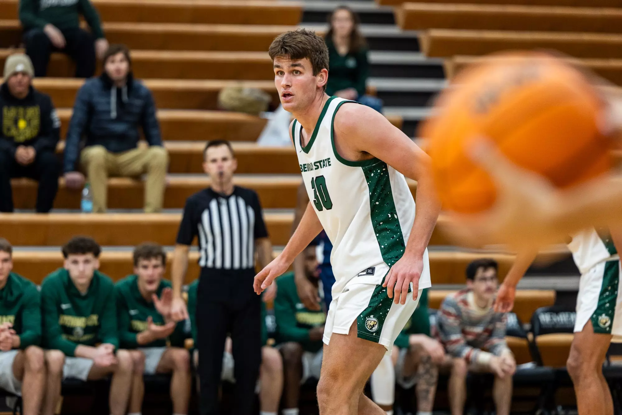 Austin Josephson (30) - Men's Basketball - BSU Beavers vs. UMary Marauders - BSU Gymnasium - Bemidji, MN - Thursday, December 18, 2025 | Brent Cizek
