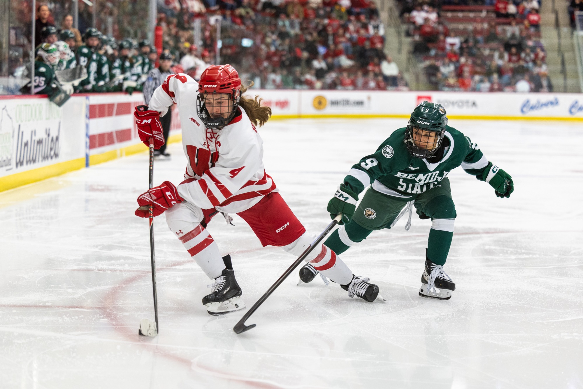 Isa Goettl (9) - WHKY - Bemidji State at Wisconsin - LaBahn Arena - Madison, WI - Sunday, January 25, 2026 | Brent Cizek