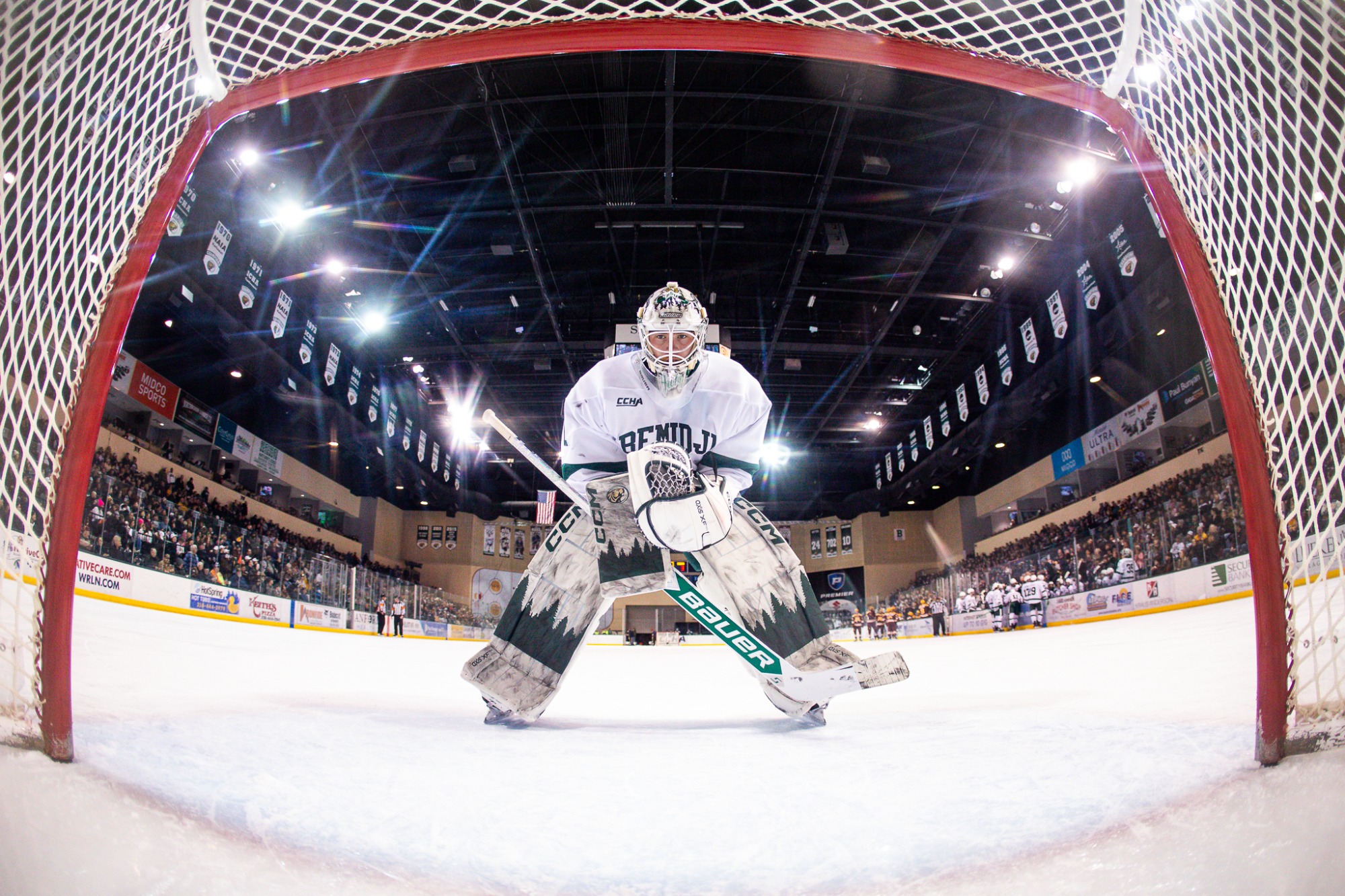 Max Hildebrand (1) - Men's Hockey - BSU Beavers vs. UMN Gophers - The Sanford Center - Bemidji, MN - Friday, January 2, 2026 | Brent Cizek