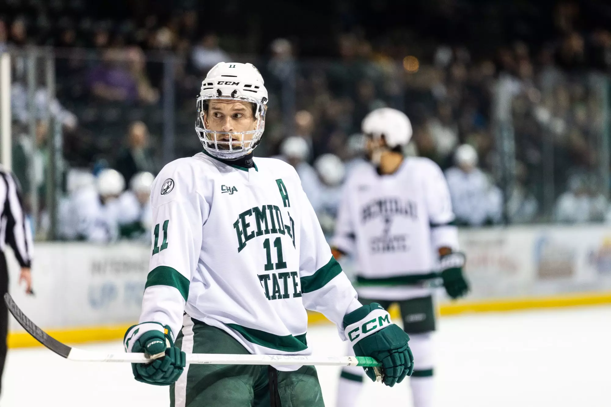 Adam Flammang (11) - Men's Hockey - BSU Beavers vs. MTU Huskies - The Sanford Center - Bemidji, MN - Friday, January 9, 2026 | Brent Cizek