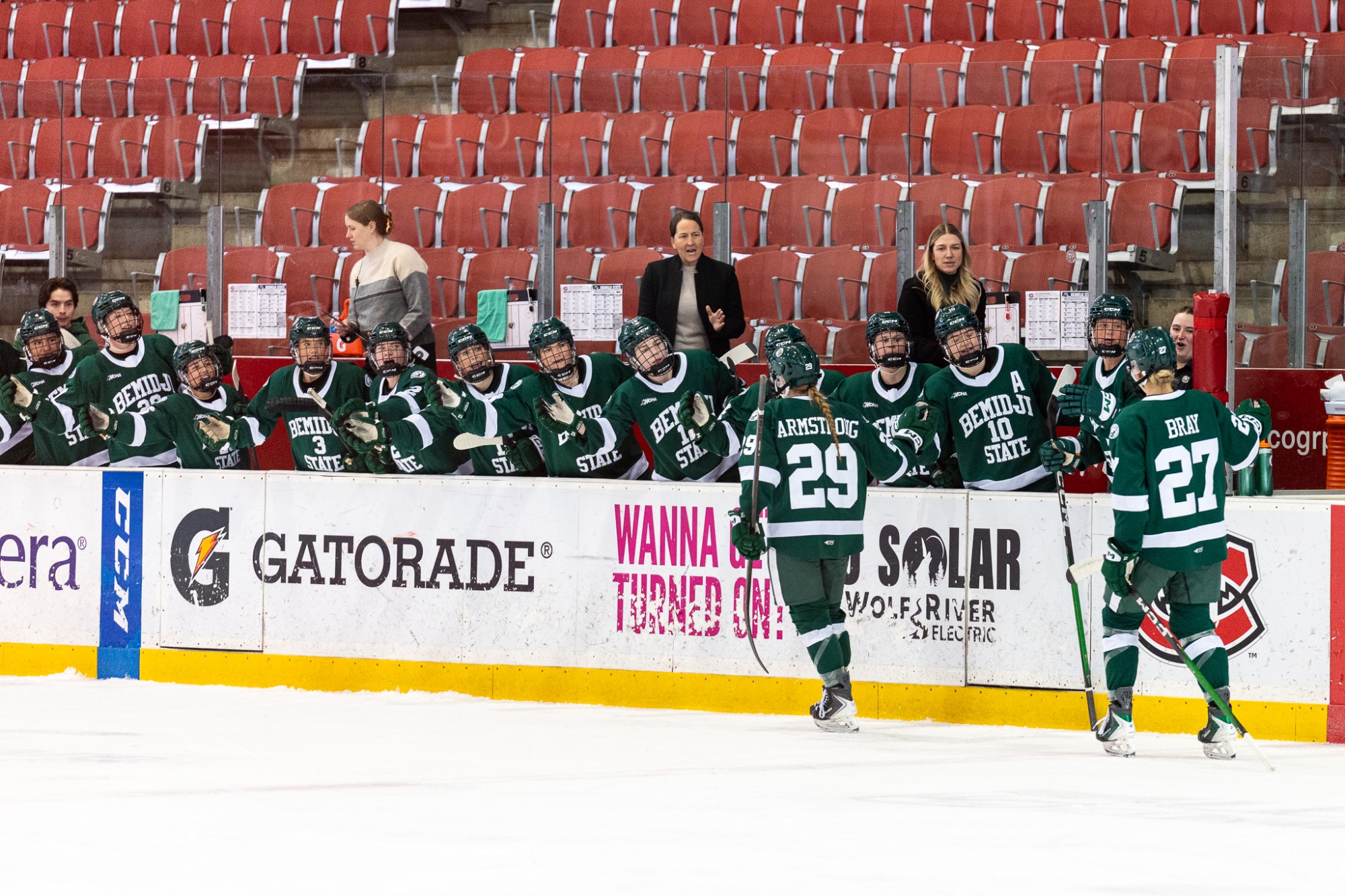 Hailey Armstrong (29) - WHKY- Bemidji State at St. Cloud State - Herb Brooks NHC - St. Cloud, MN - Friday, February 13, 2026 | Brent Cizek