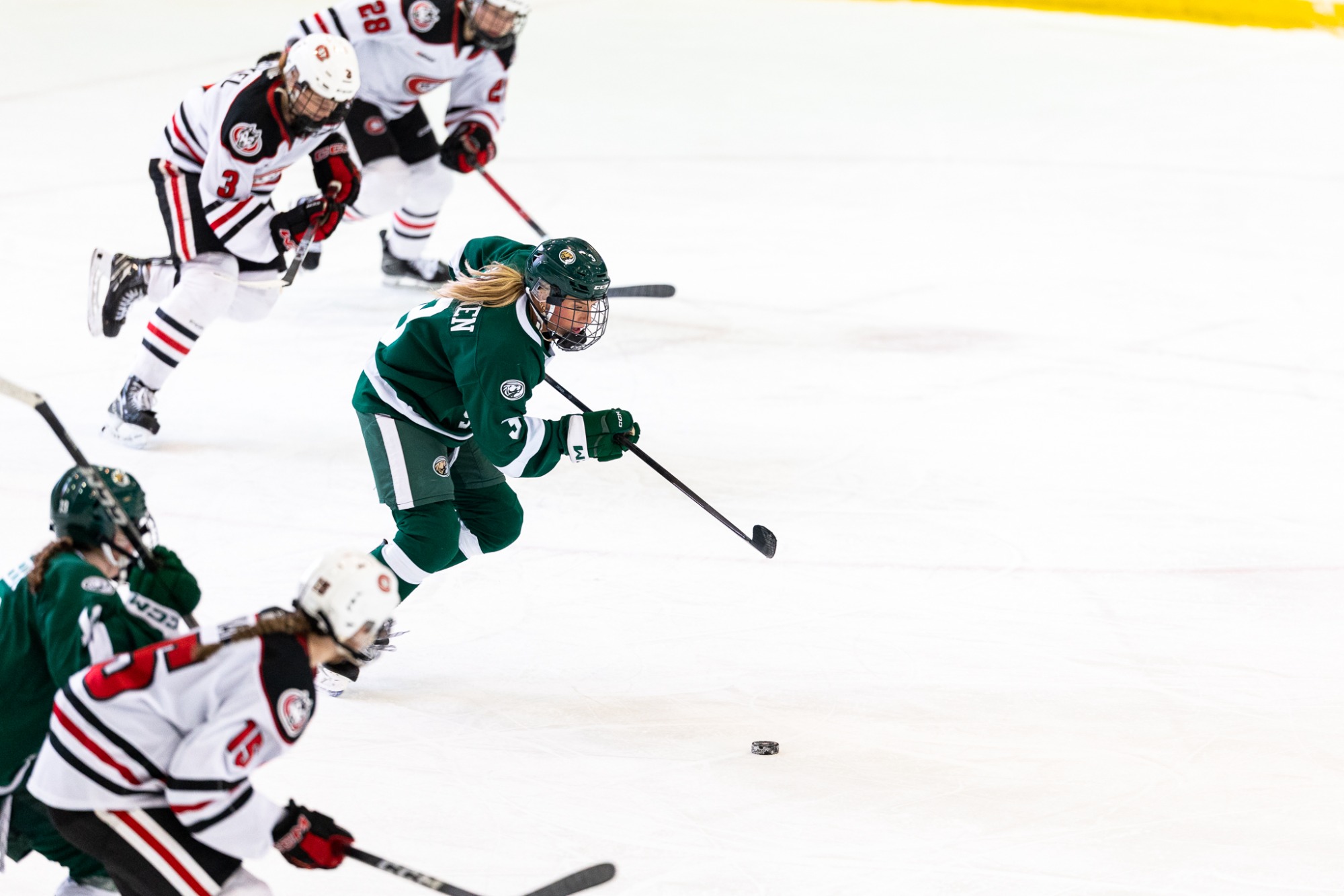 Olivia Dronen (3) - WHKY- Bemidji State at St. Cloud State - Herb Brooks NHC - St. Cloud, MN - Friday, February 13, 2026 | Brent Cizek