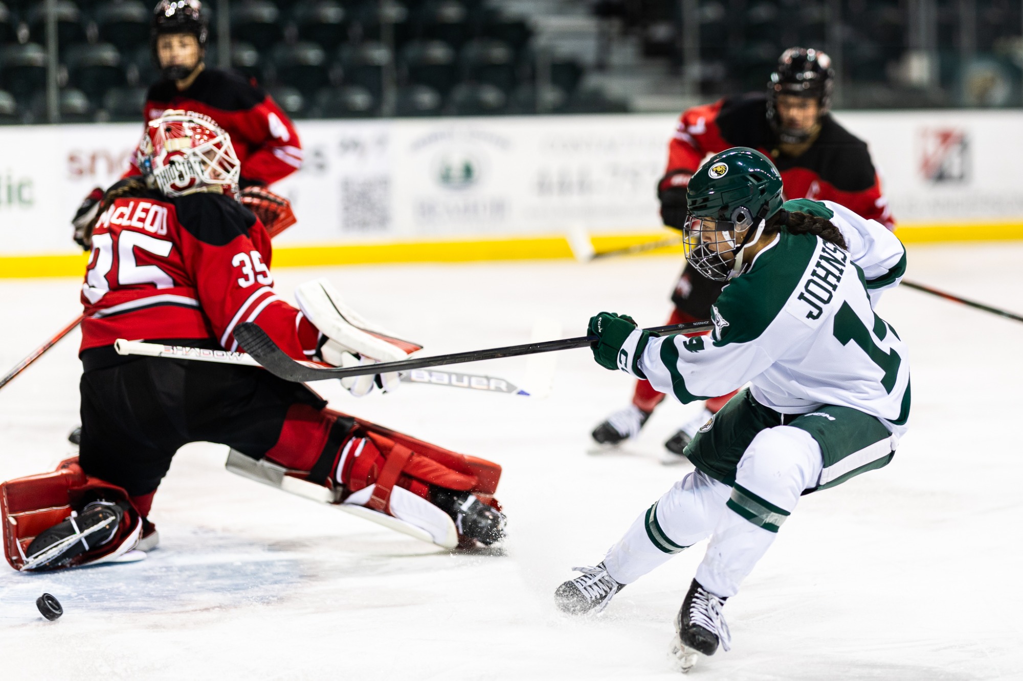 Kate Johnson (14) - WHKY - Bemidji State vs. Ohio State  - The Sanford Center - Bemidji, MN - Saturday, February 21, 2026 | Brent Cizek