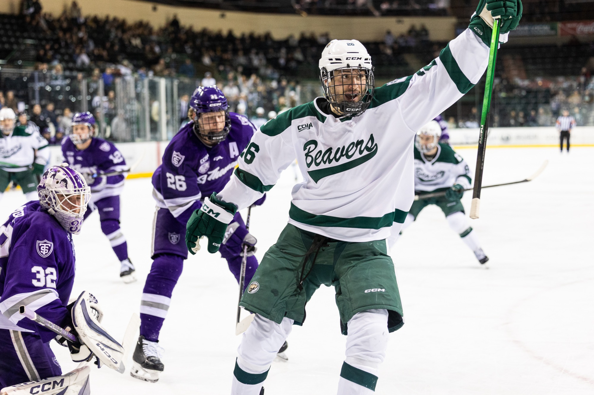Reilly Funk (26) - MHKY - Bemidji State vs. St. Thomas - The Sanford Center - Bemidji, MN - Friday, February 27, 2026 | Brent Cizek