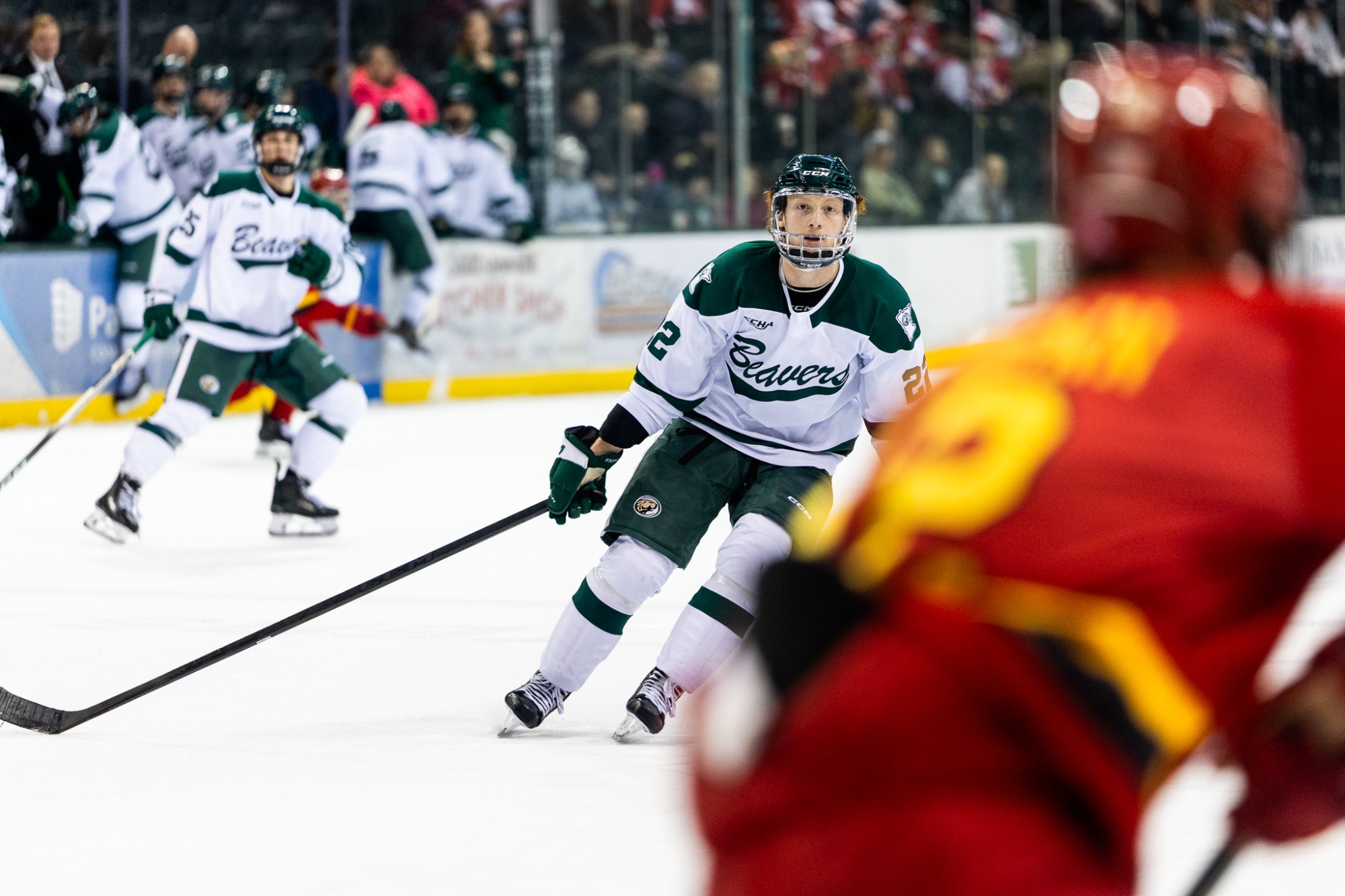 Oliver Peer (22) - MHKY - Bemidji State vs. Ferris State - The Sanford Center - Bemidji, MN - Friday, February 6, 2026 | Brent Cizek