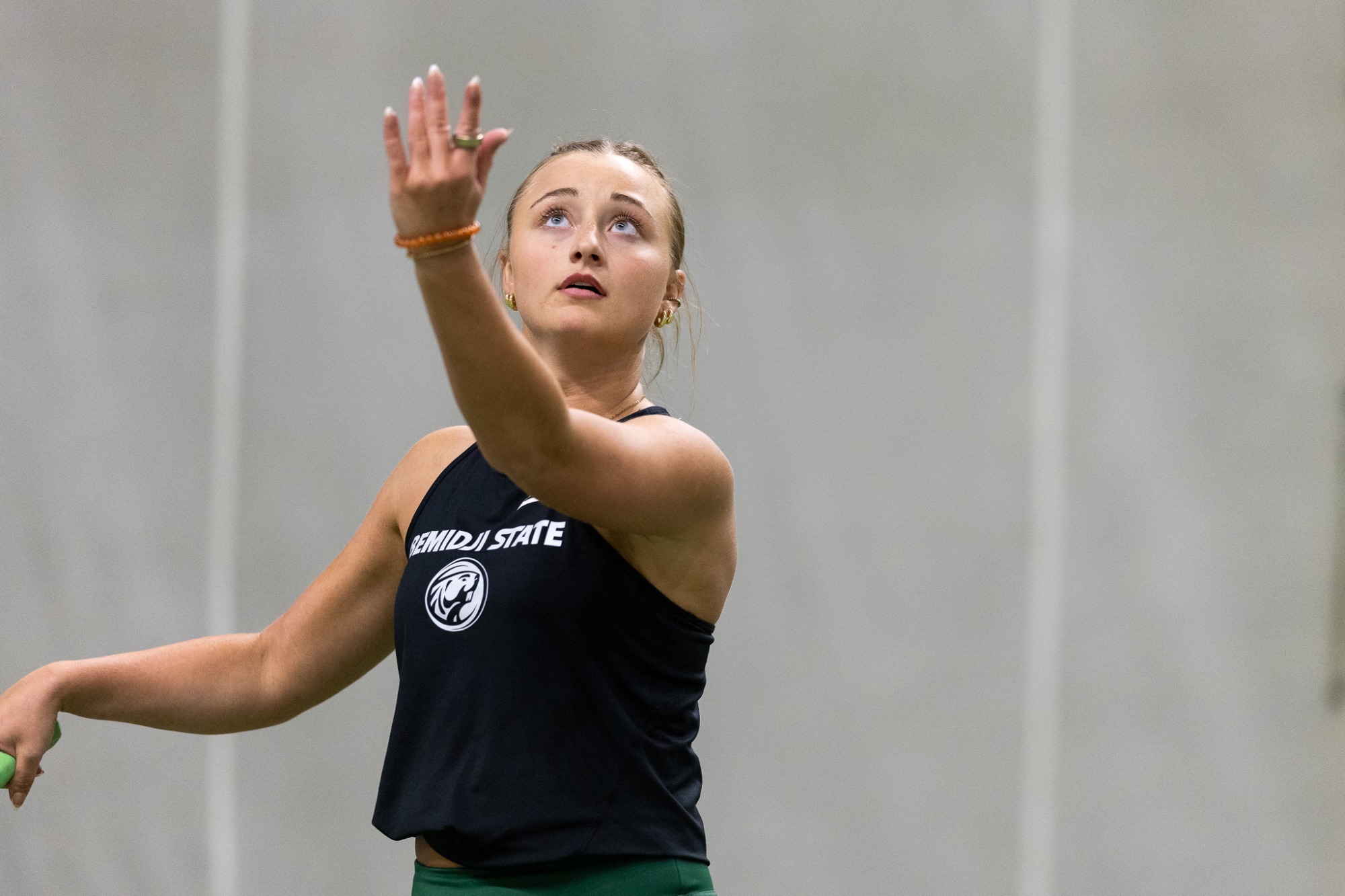 Lauren Rutten - Tennis - Bemidji State vs. University of Minnesota Crookston - Gillett Wellness Center - Bemidji, MN - Friday, March 20, 2026 | Brent Cizek