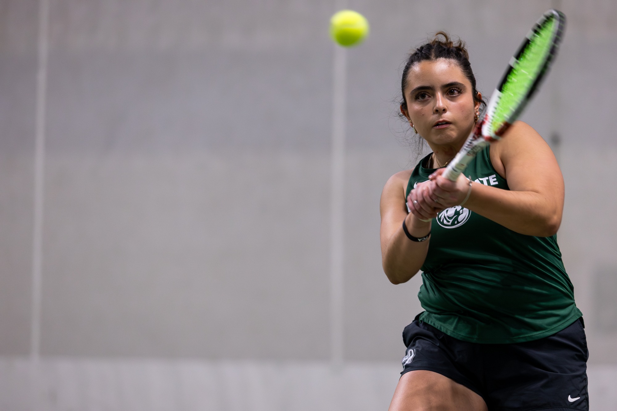 Ana Lucía Ibáñez Castro - Tennis - Bemidji State vs. MSU Moorhead - Gillett Wellness Center - Bemidji, MN - Saturday, March 21, 2026 | Brent Cizek