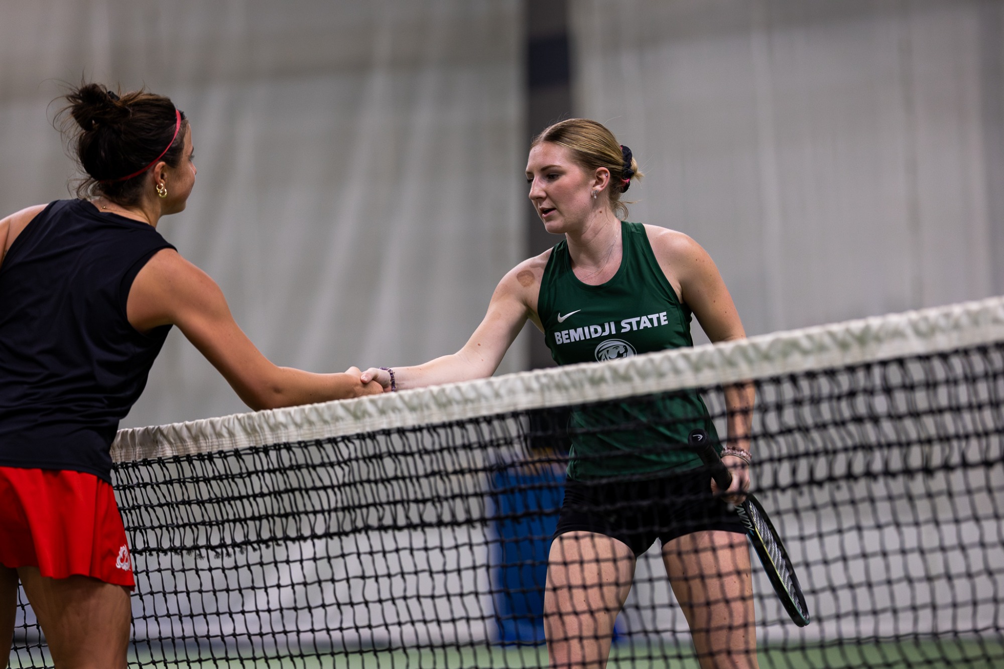 Marla Davies - Tennis - Bemidji State vs. MSU Moorhead - Gillett Wellness Center - Bemidji, MN - Saturday, March 21, 2026 | Brent Cizek