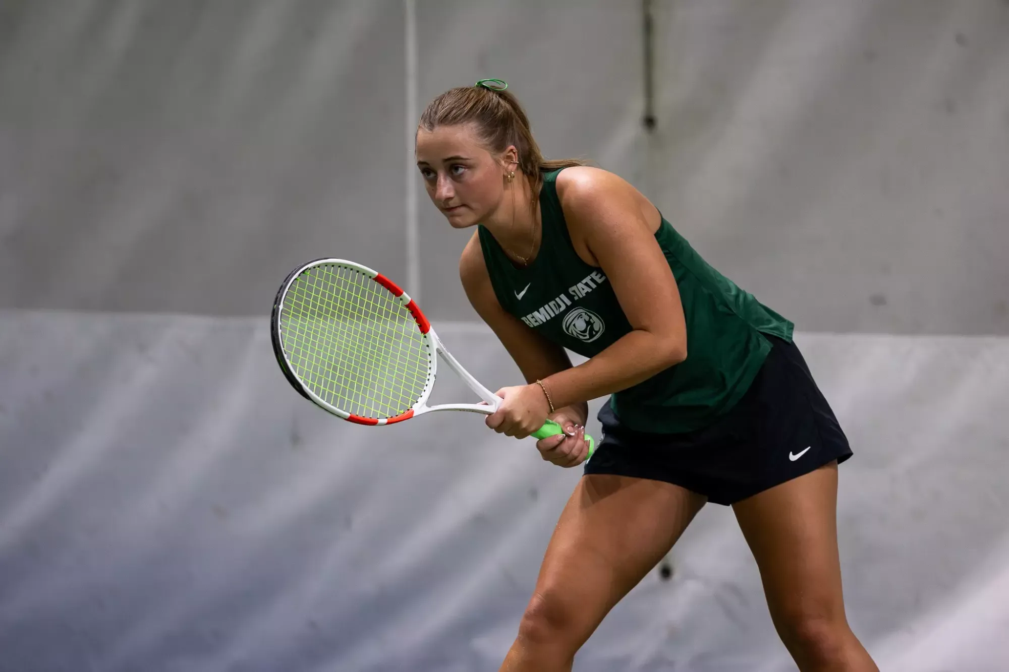 Lauren Rutten - Tennis - Bemidji State vs. MSU Moorhead - Gillett Wellness Center - Bemidji, MN - Saturday, March 21, 2026 | Brent Cizek